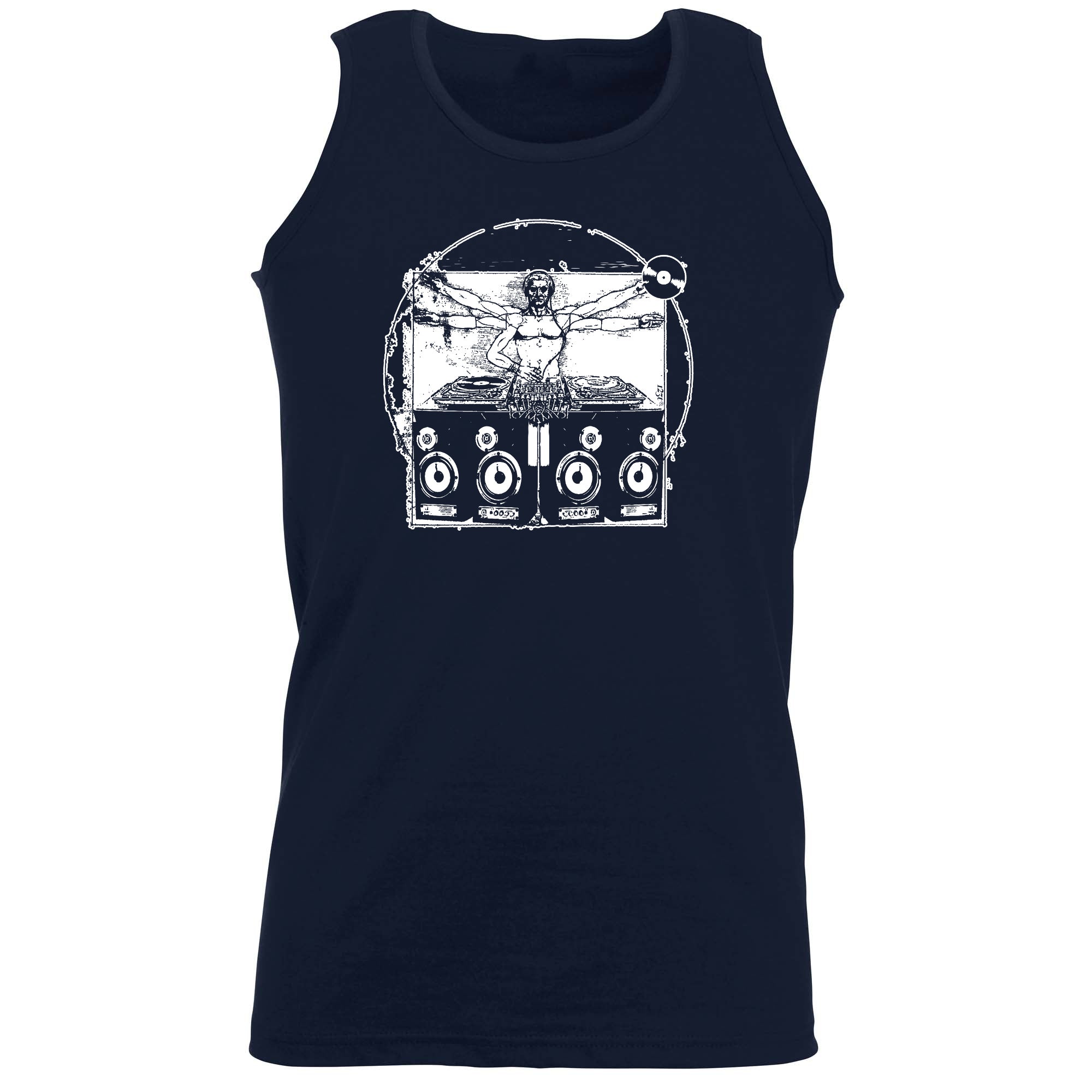 Leonardo Dj Music - Funny Vest Singlet Unisex Tank Top