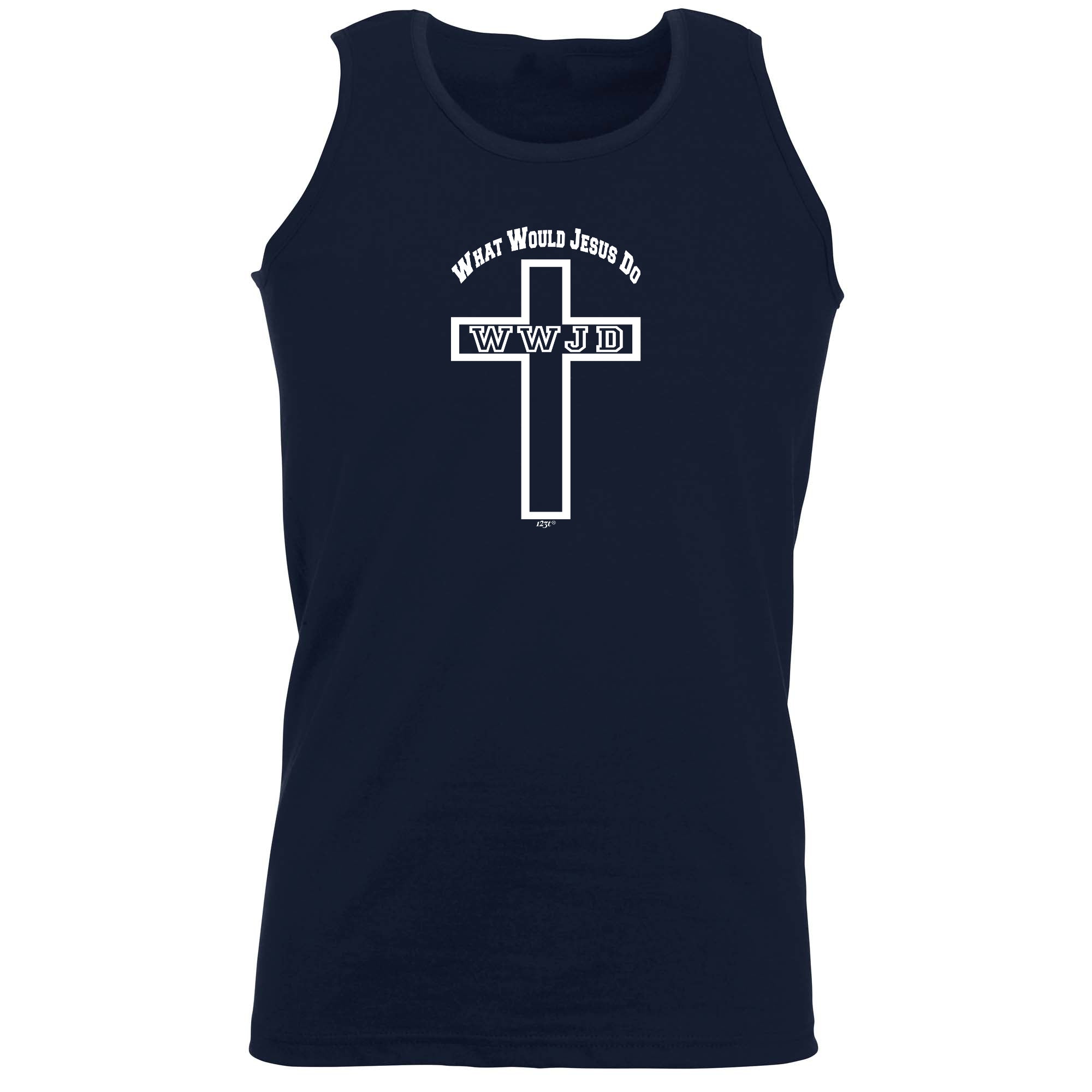 What Would Jesus Do Cross - Funny Vest Singlet Unisex Tank Top