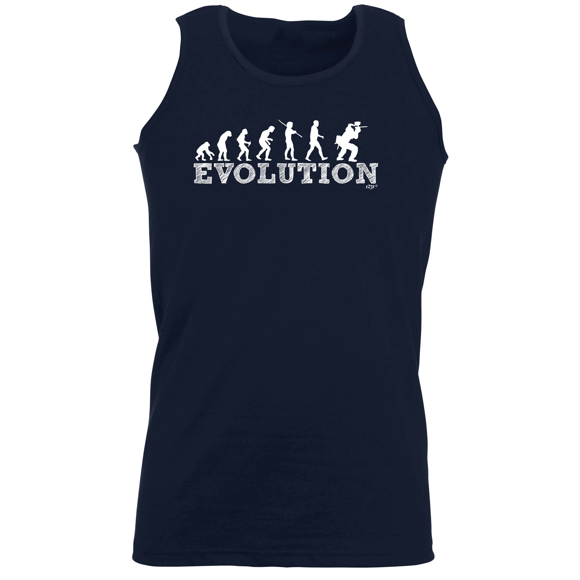 Evolution Paintballing - Funny Vest Singlet Unisex Tank Top