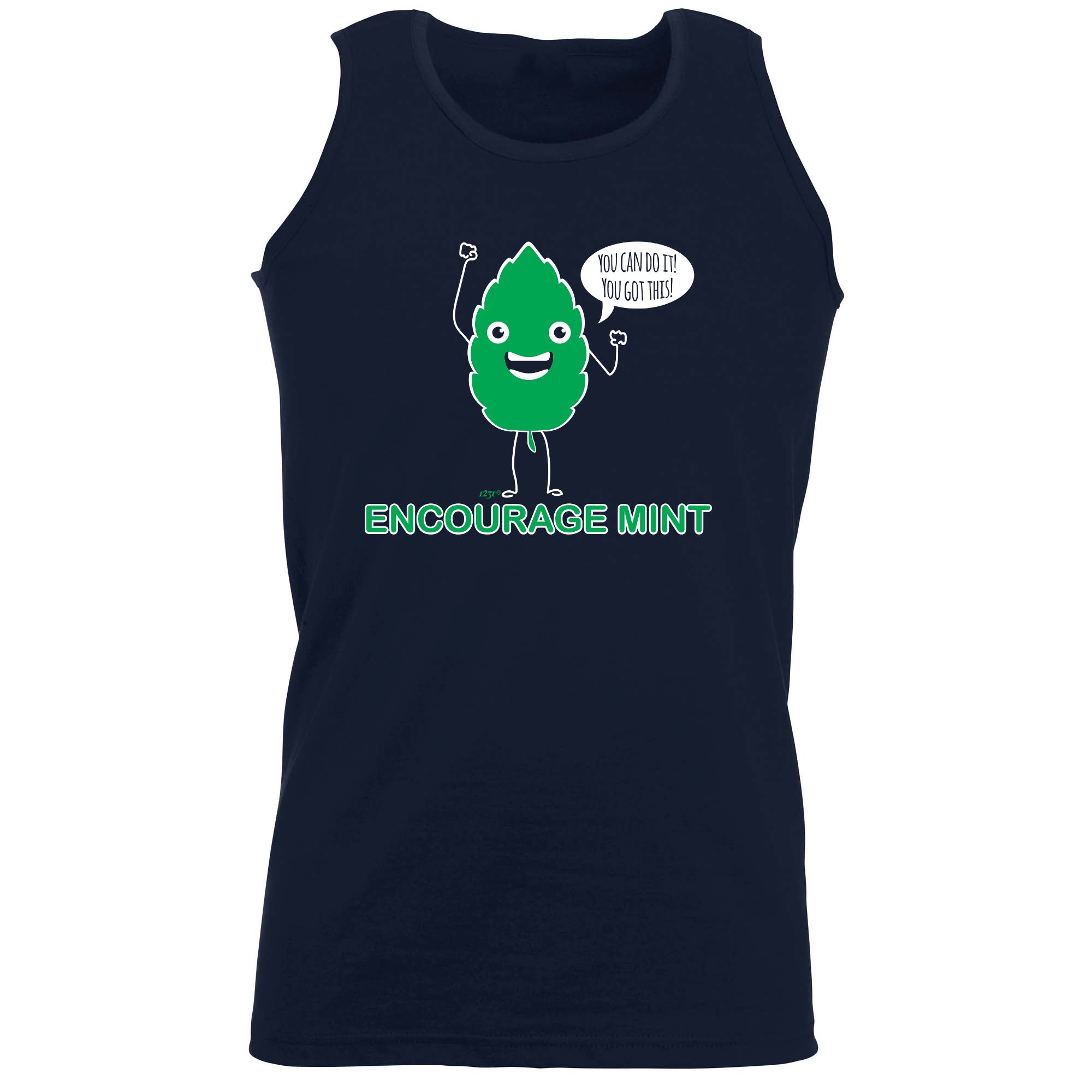 Encourage Mint - Funny Vest Singlet Unisex Tank Top