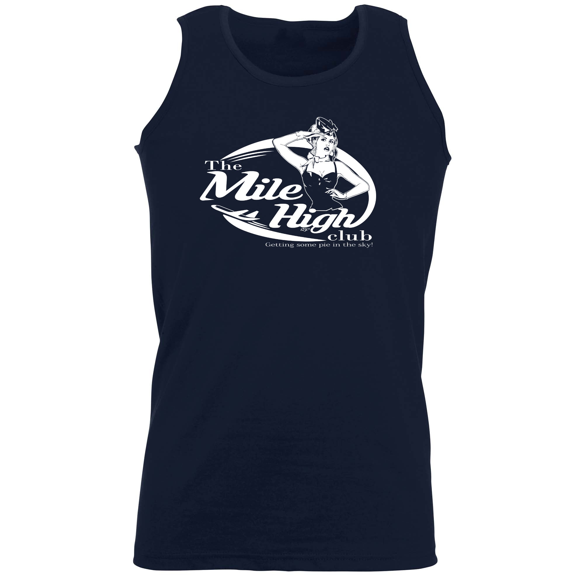 Mile High Club Pie In The Sky - Funny Vest Singlet Unisex Tank Top