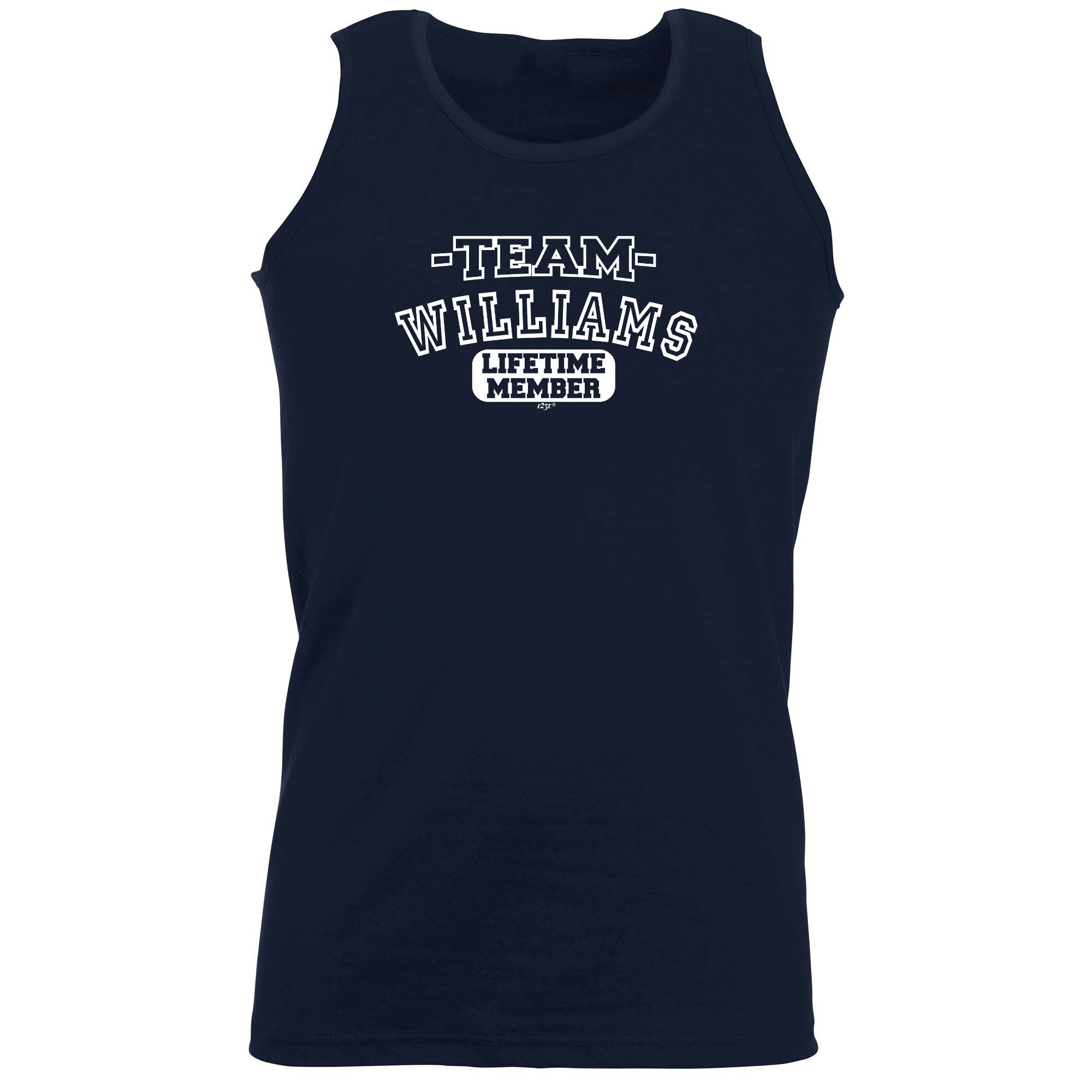 Williams V2 Team Lifetime Member - Funny Vest Singlet Unisex Tank Top