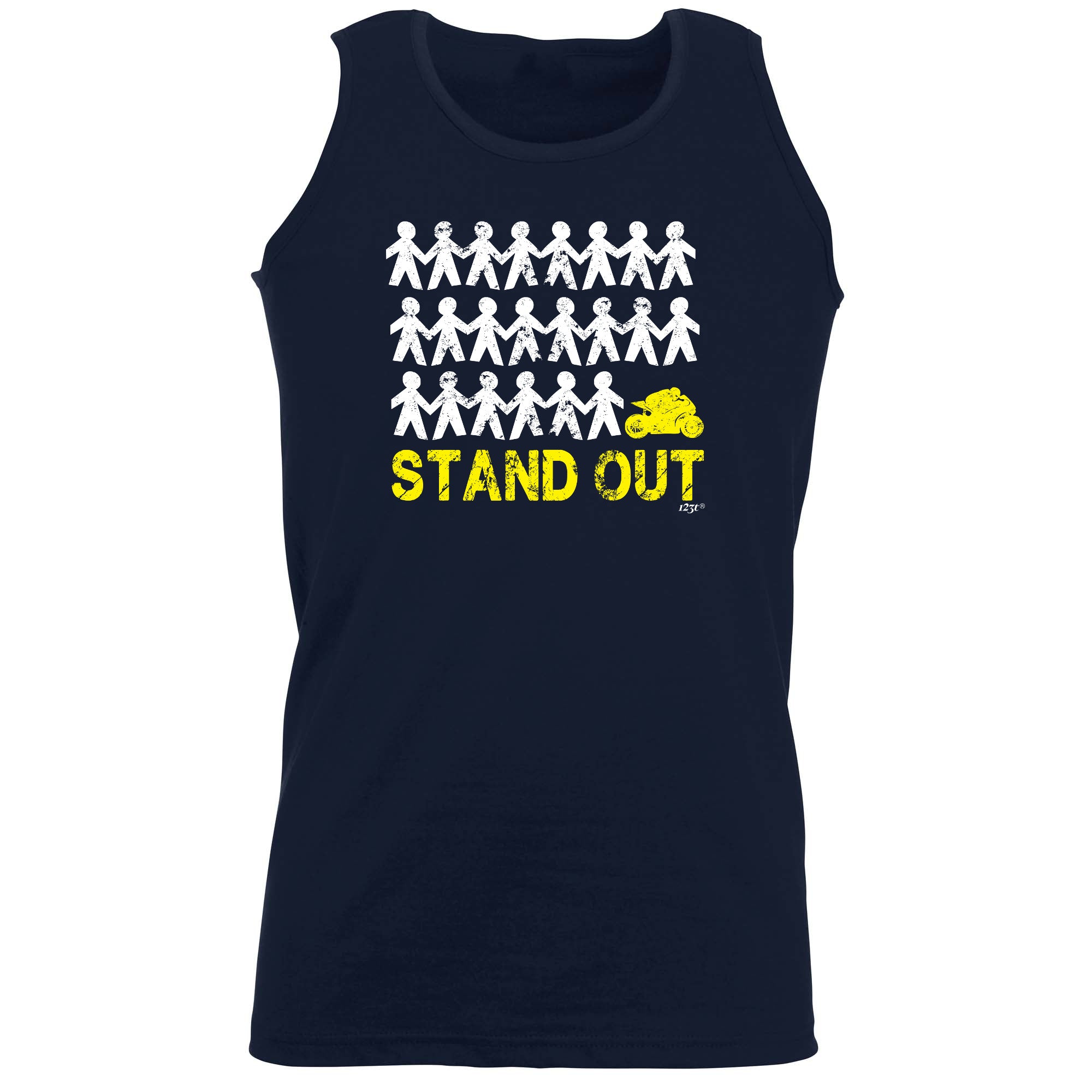 Stand Out Racing Motorbike - Funny Vest Singlet Unisex Tank Top