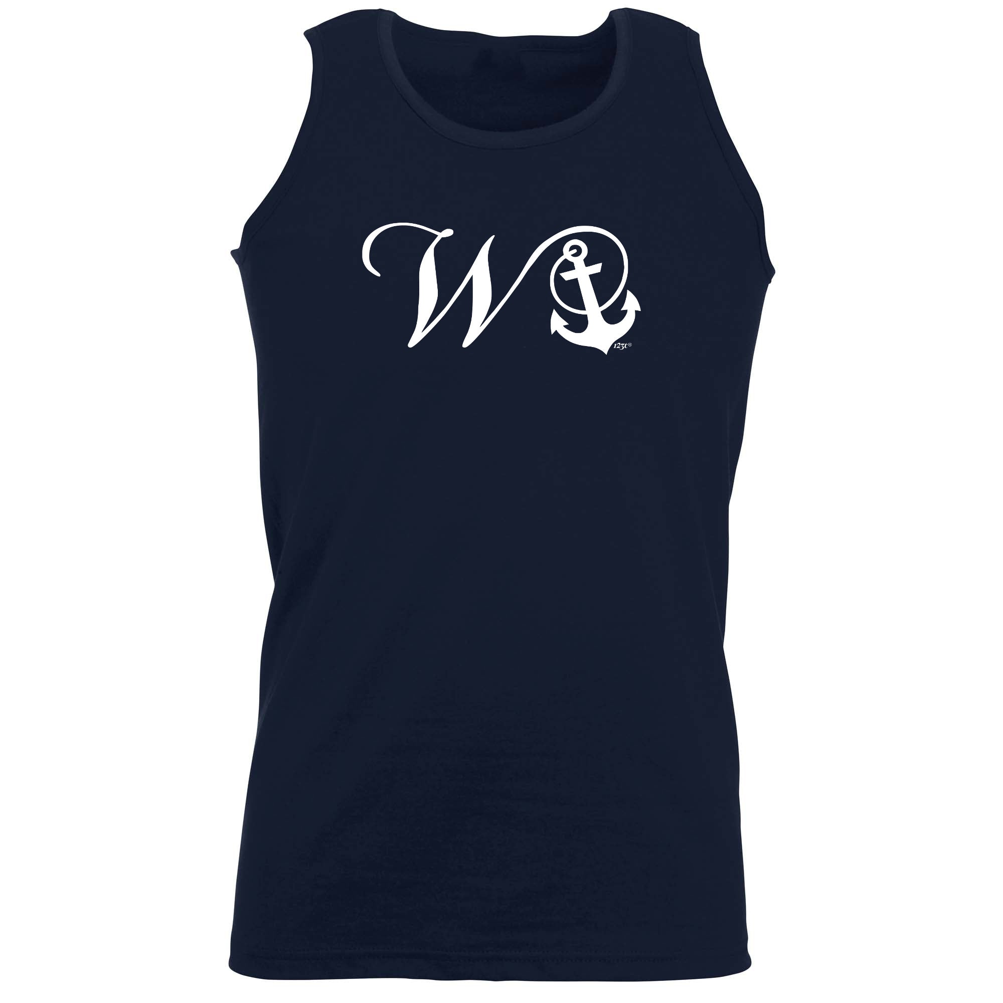 W Anchor - Funny Vest Singlet Unisex Tank Top