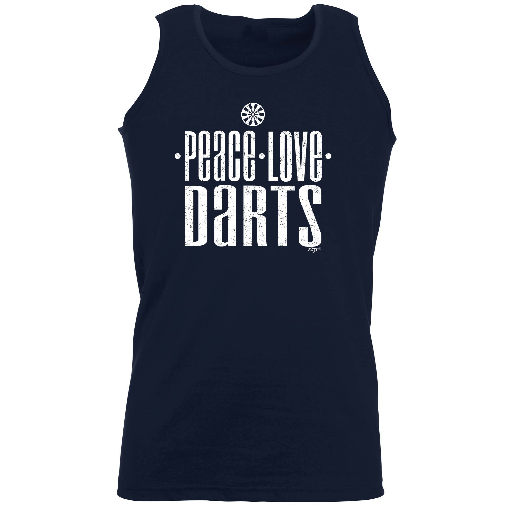 Peace Love Darts - Funny Vest Singlet Unisex Tank Top
