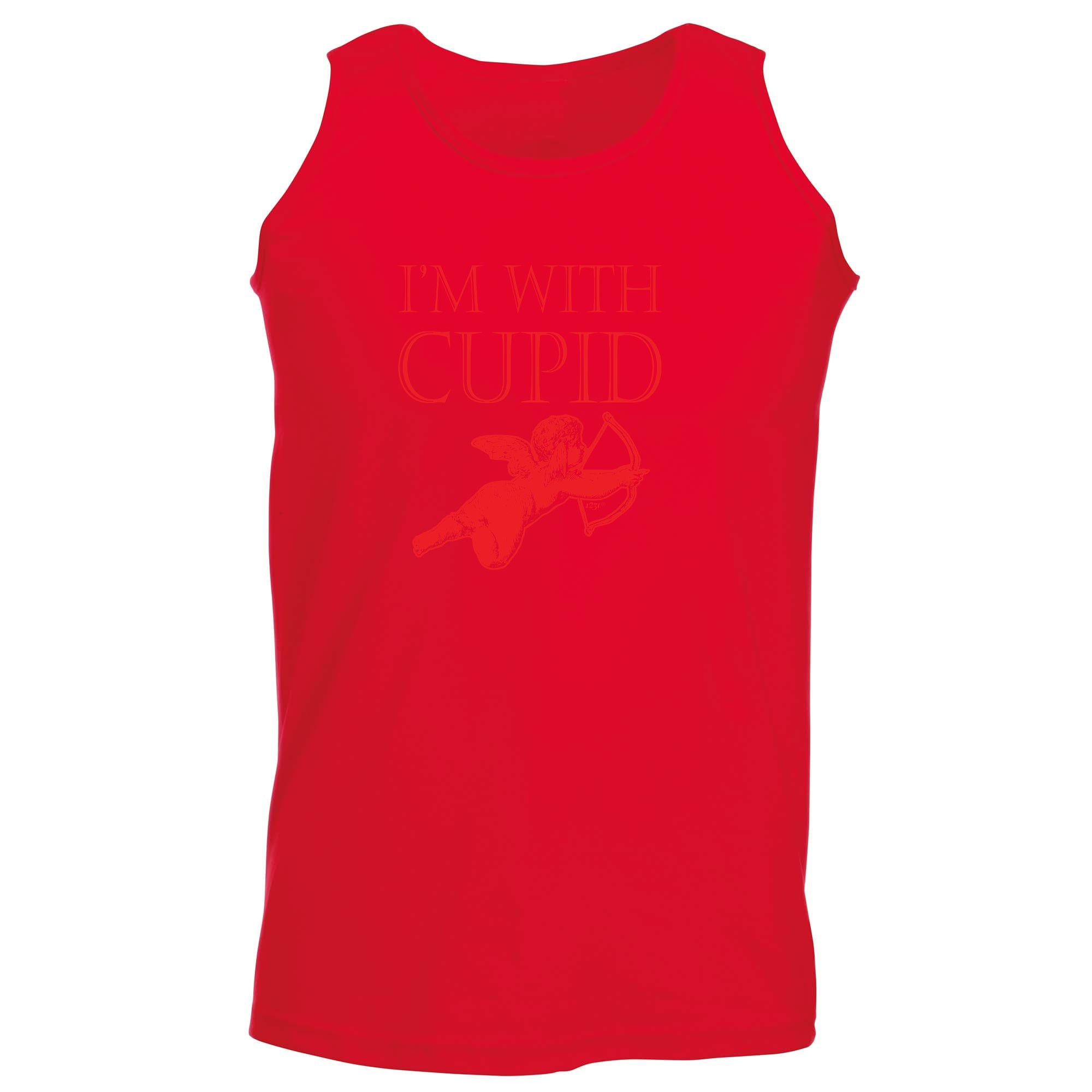 Im With Cupid - Funny Vest Singlet Unisex Tank Top