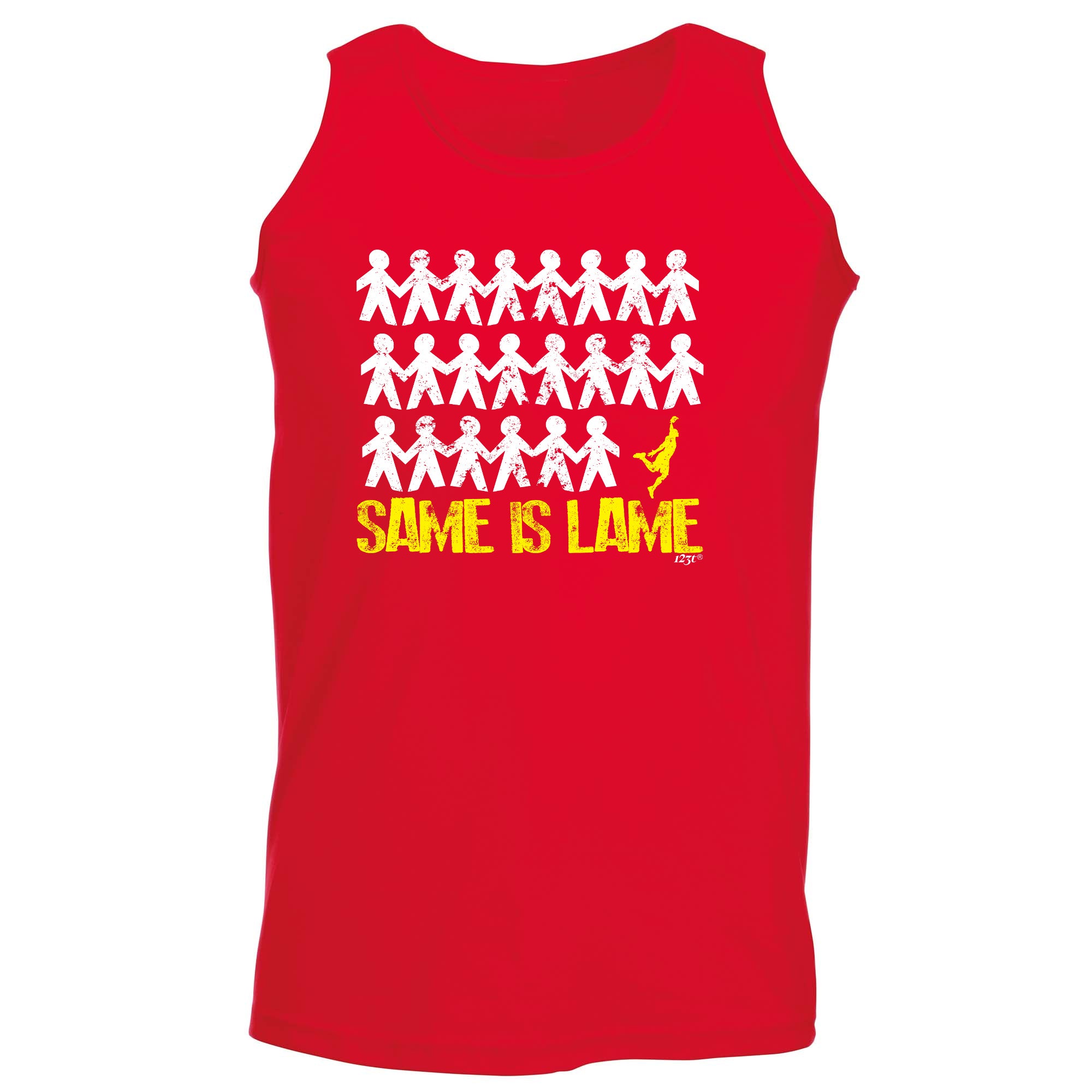 Same Is Lame Basketball - Funny Vest Singlet Unisex Tank Top