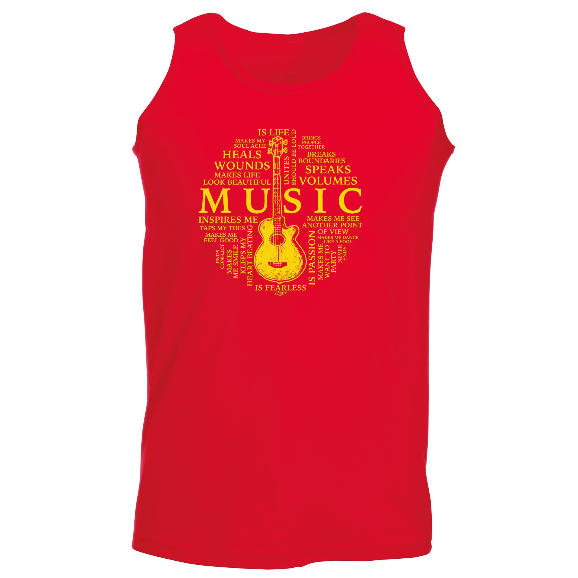 Music Meaning Music - Funny Vest Singlet Unisex Tank Top