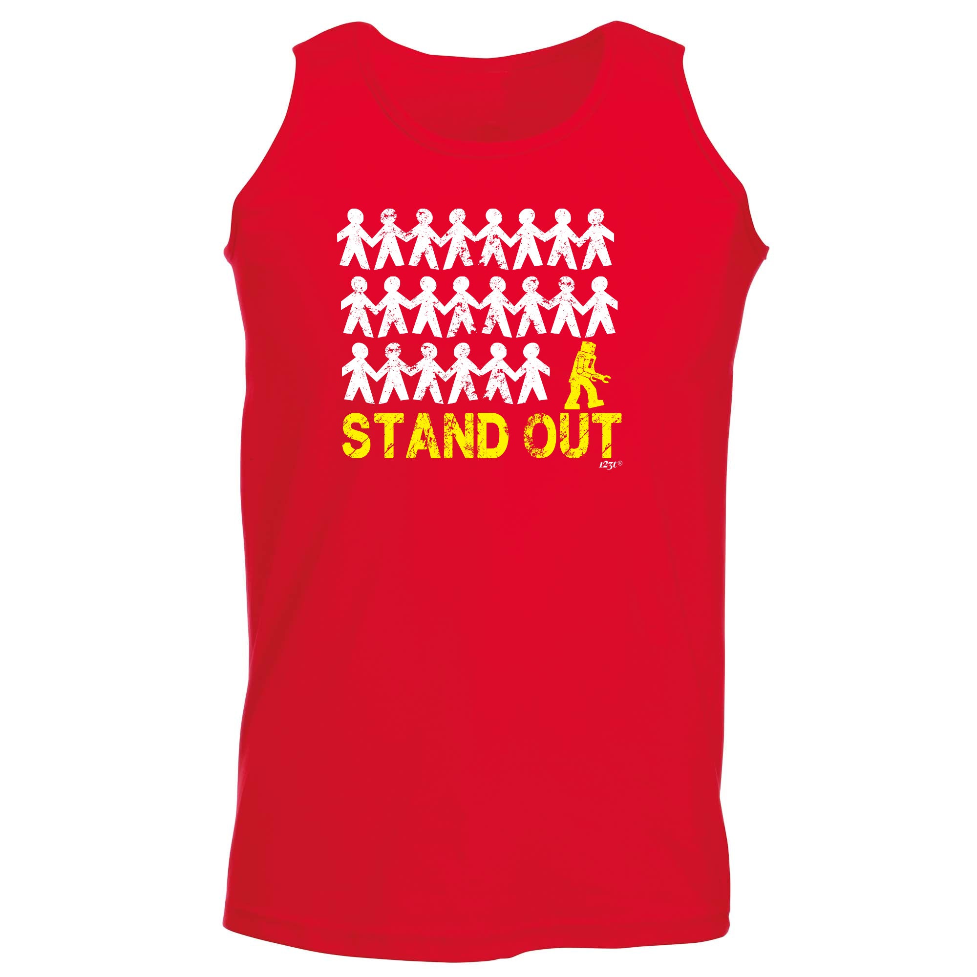 Stand Out Robot - Funny Vest Singlet Unisex Tank Top