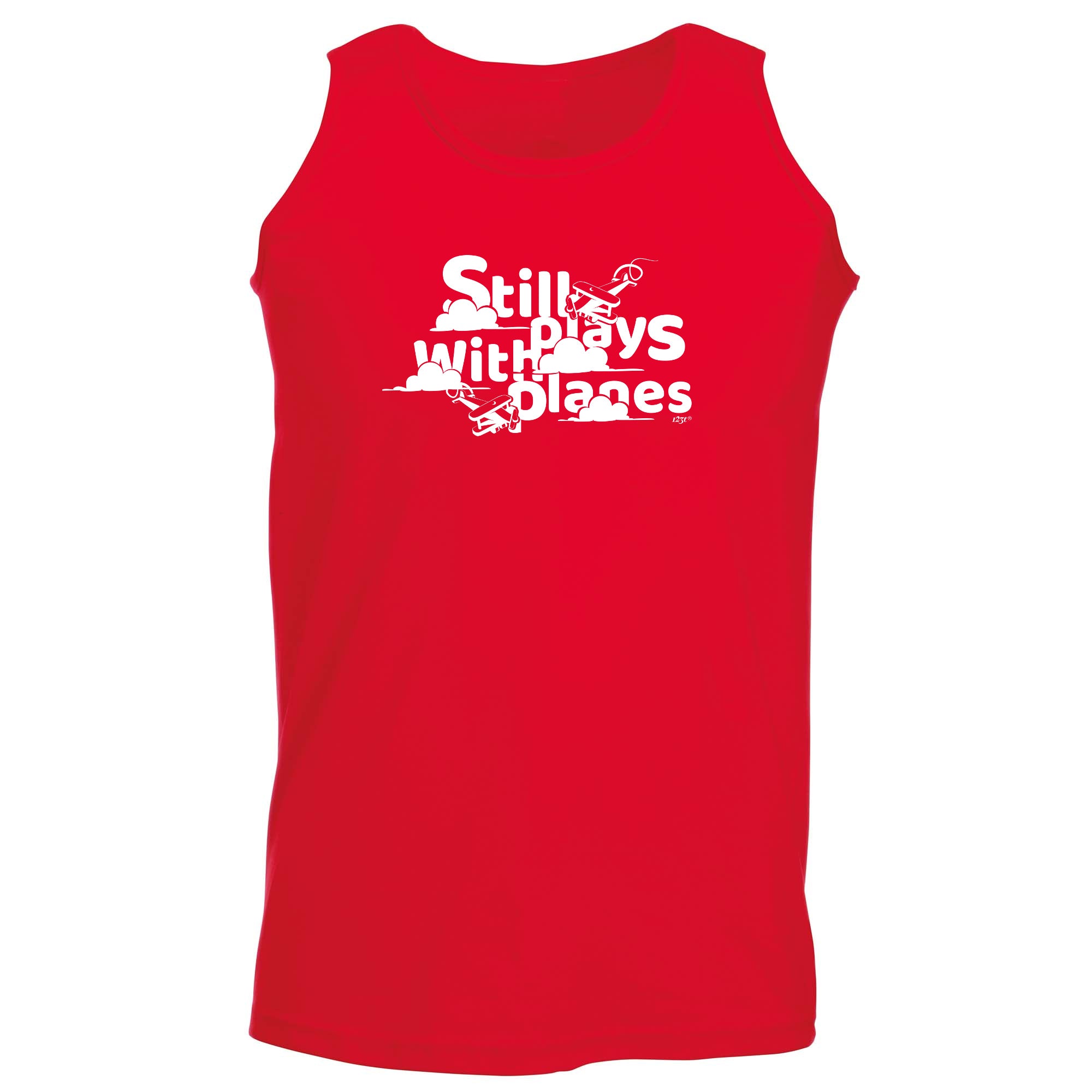 Still Plays With Planes - Funny Vest Singlet Unisex Tank Top