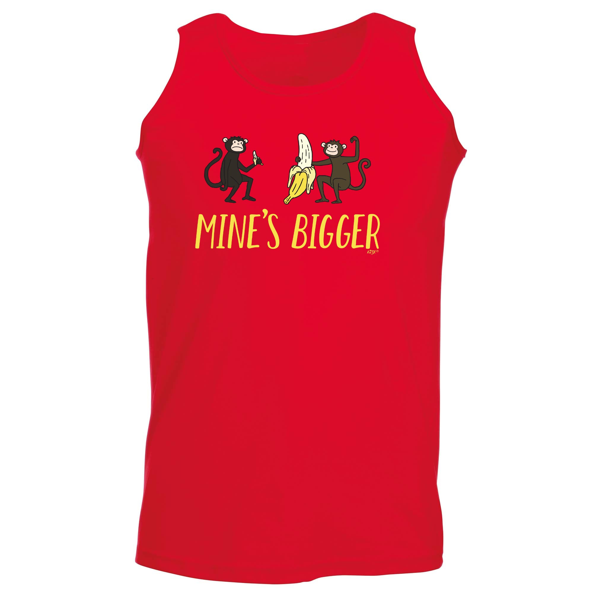 Mines Bigger Monkey - Funny Vest Singlet Unisex Tank Top