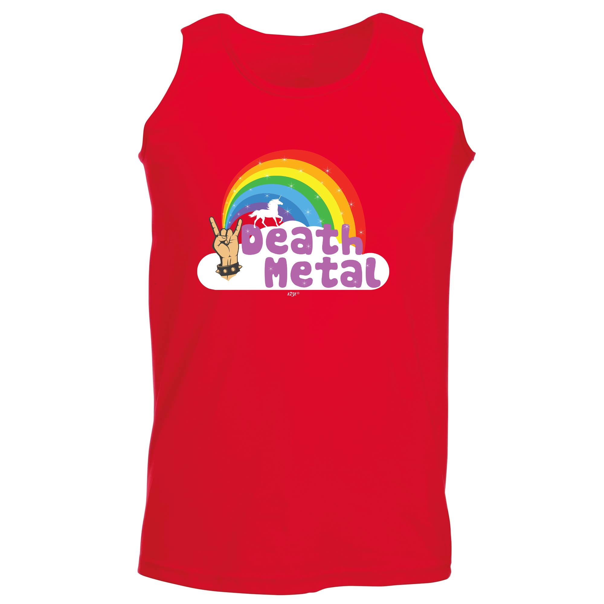 Death Metal Raindow - Funny Vest Singlet Unisex Tank Top