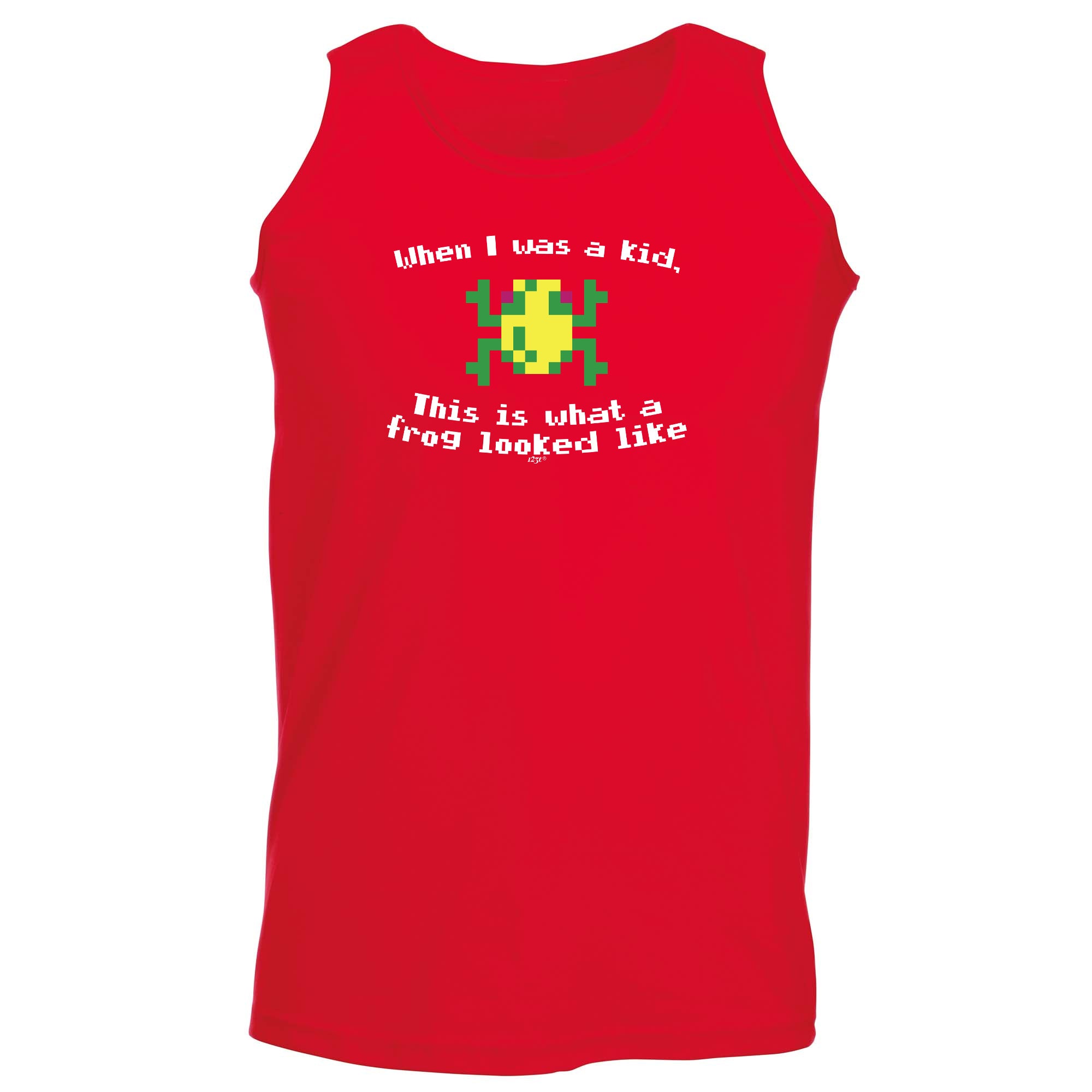 When Was A Kid This Is What A Frog Looked Like - Funny Vest Singlet Unisex Tank Top