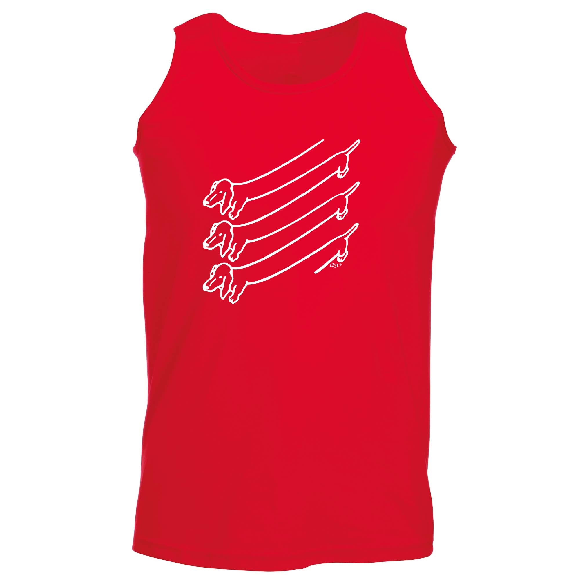 Illusion Dog - Funny Vest Singlet Unisex Tank Top