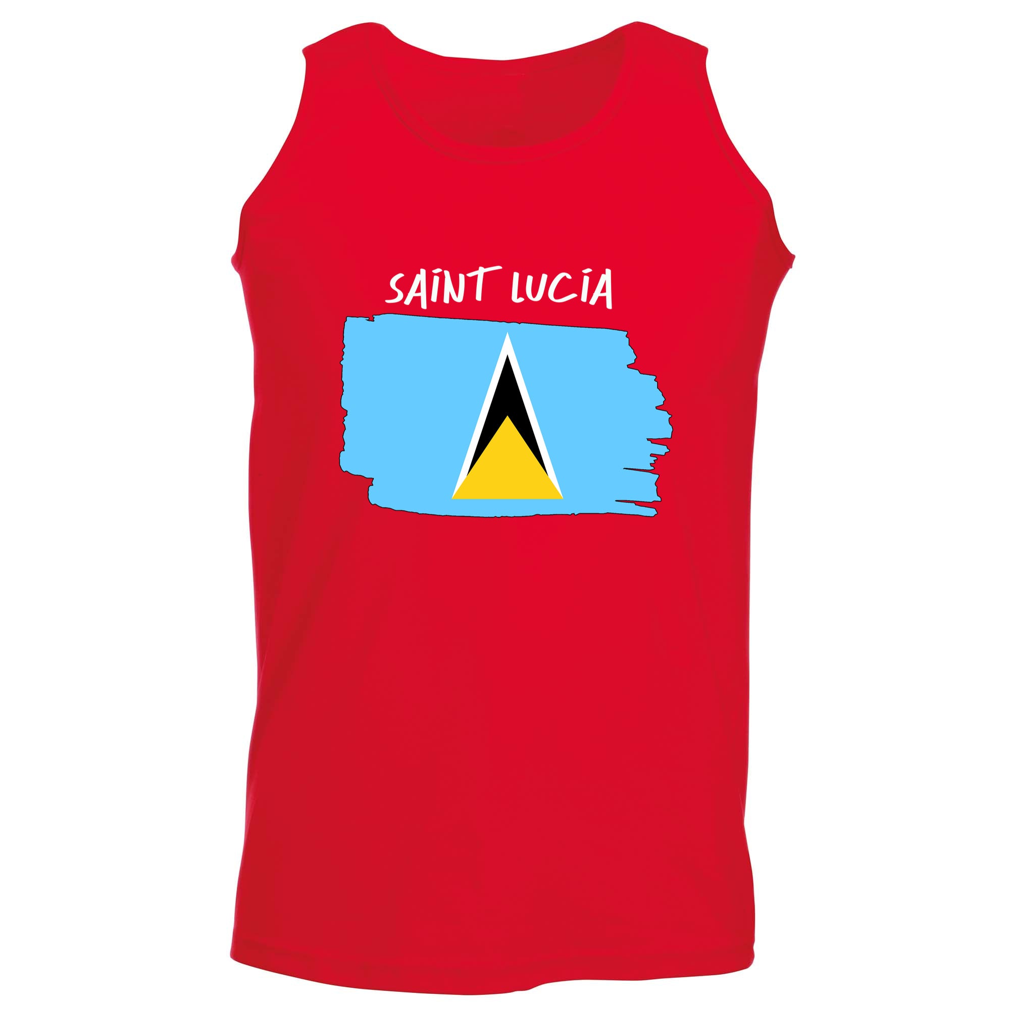 Saint Lucia - Funny Vest Singlet Unisex Tank Top
