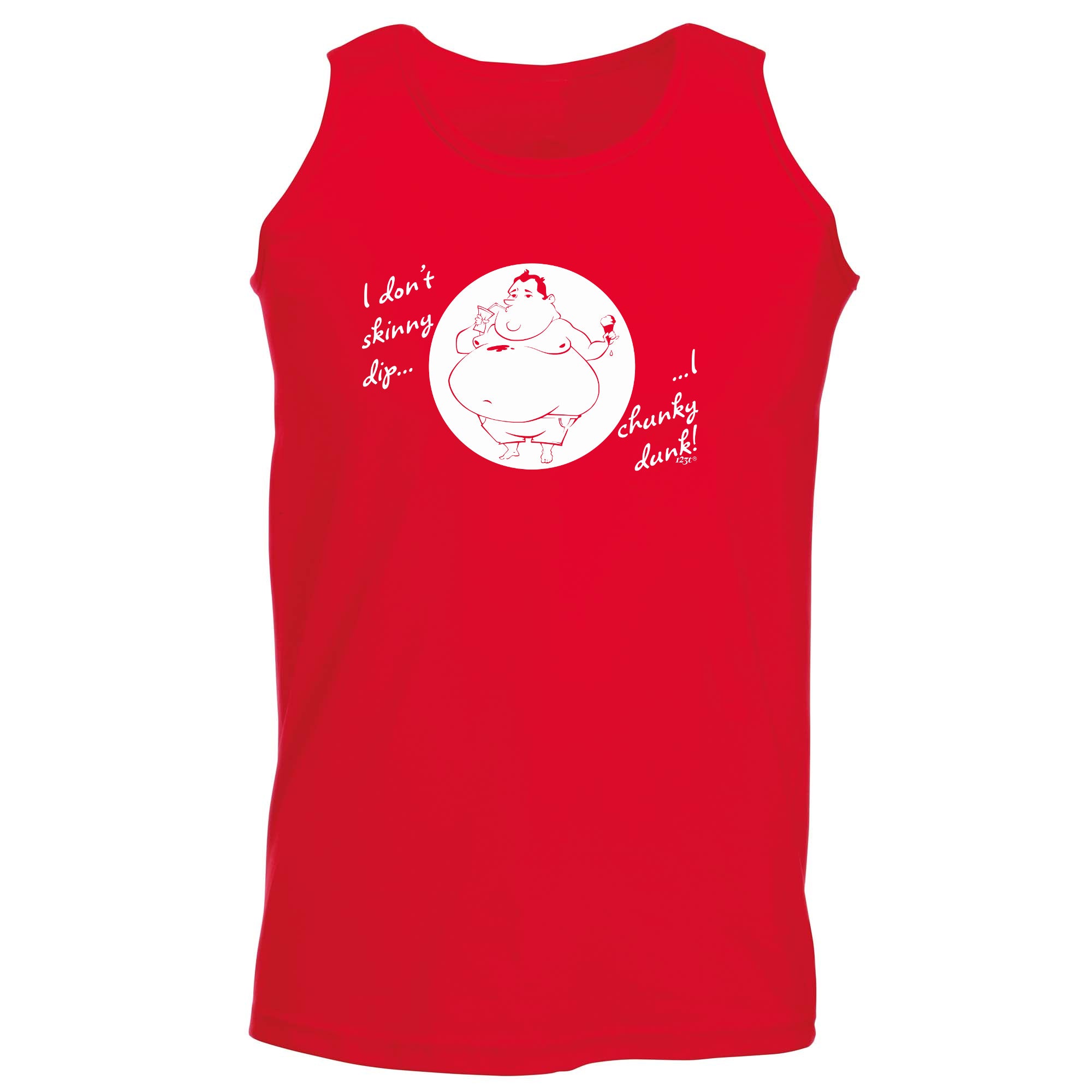 Dont Skinny Dip Chunky Dunk - Funny Vest Singlet Unisex Tank Top