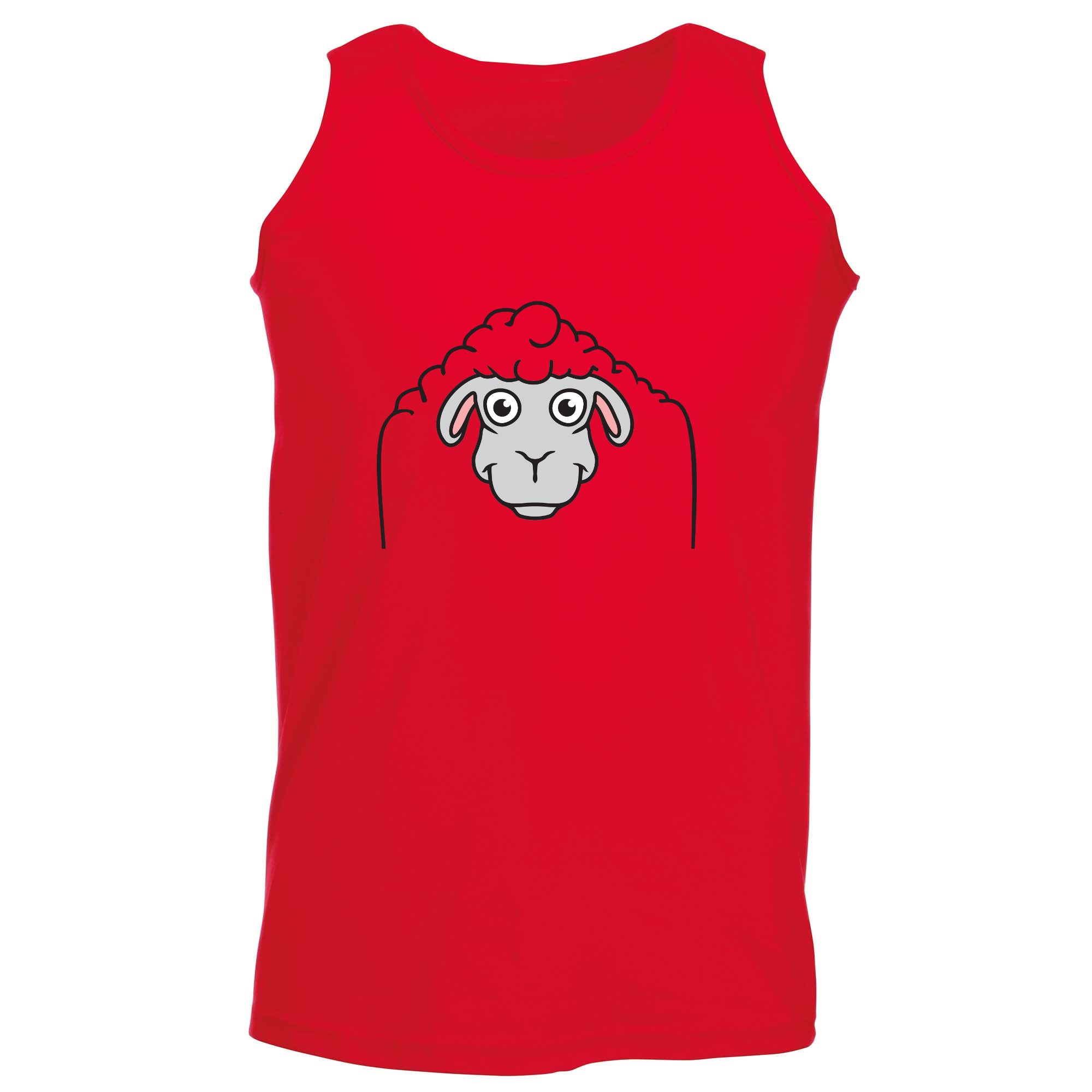 Sheep Ani Mates - Funny Vest Singlet Unisex Tank Top