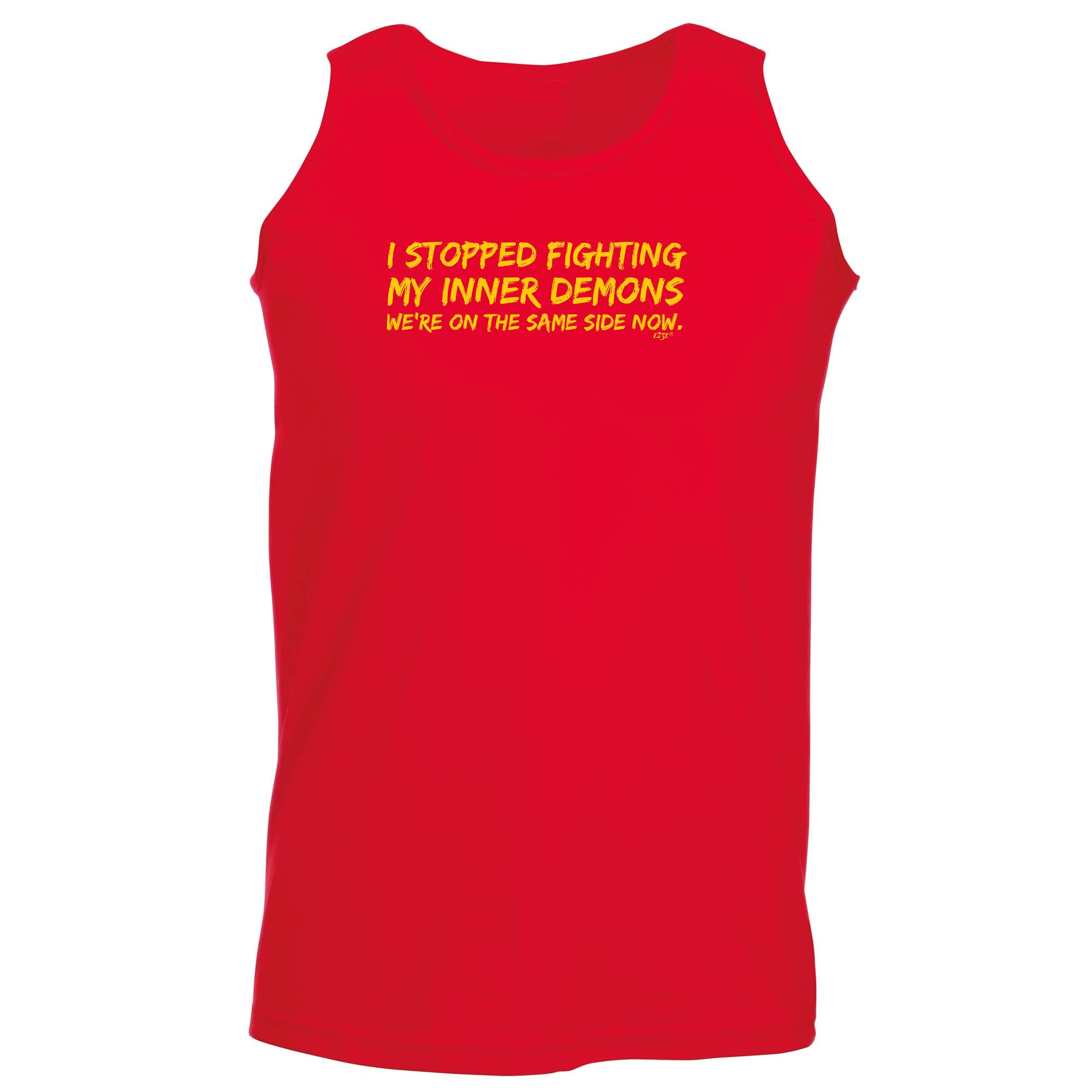 Stopped Fighting My Inner Demons - Funny Vest Singlet Unisex Tank Top