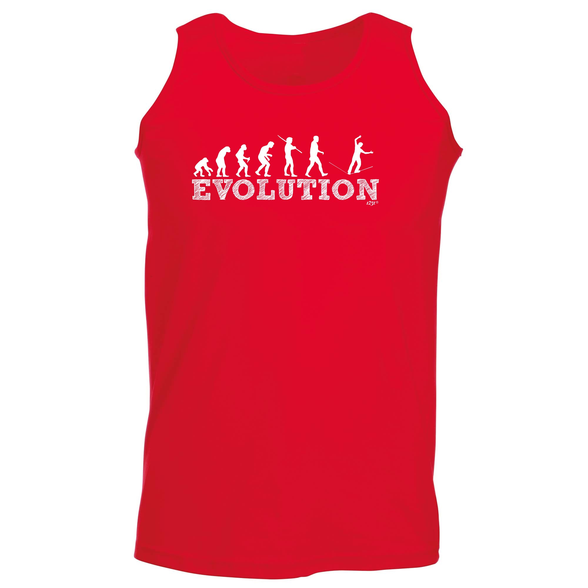 Evolution Rope Walker - Funny Vest Singlet Unisex Tank Top