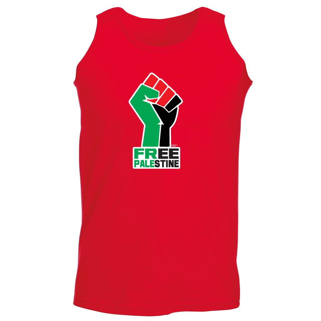 Free Palestine Fist - Funny Vest Singlet Unisex Tank Top