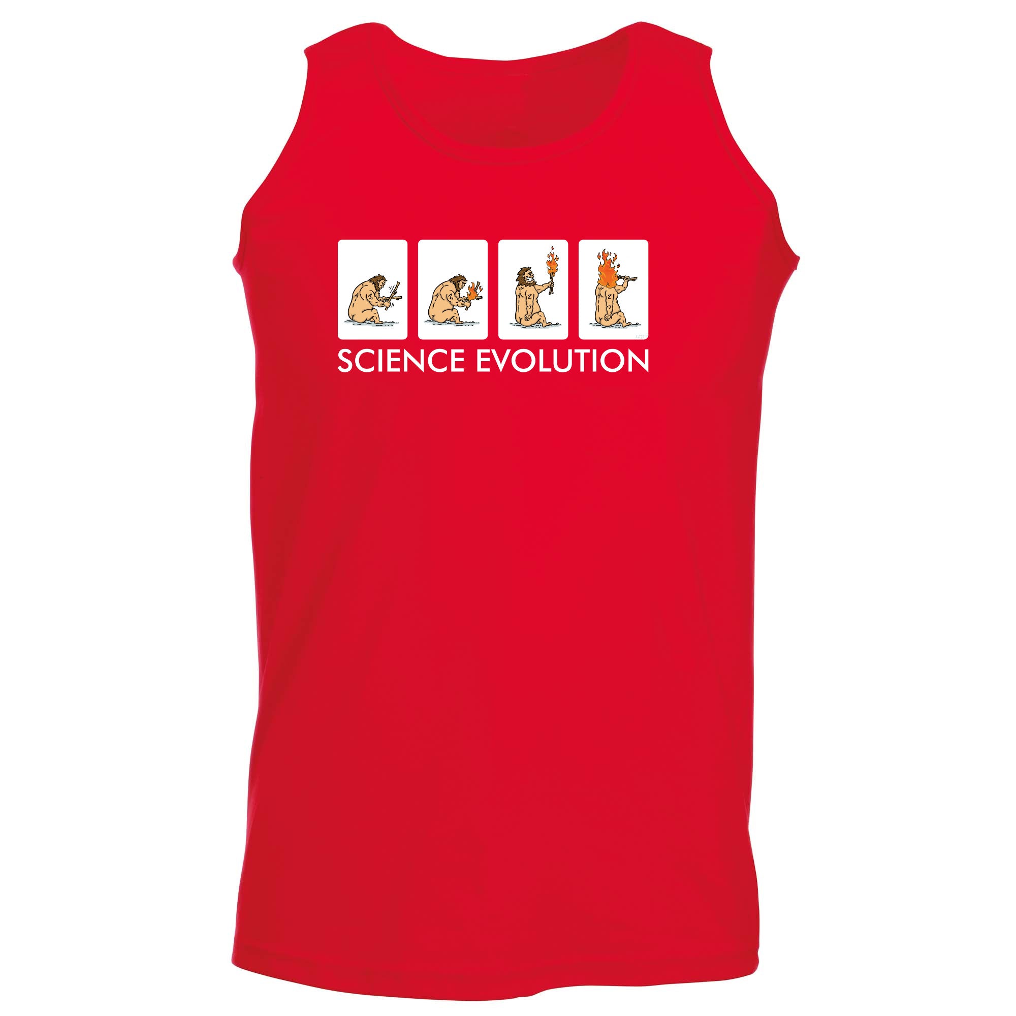 Science Evolution - Funny Vest Singlet Unisex Tank Top