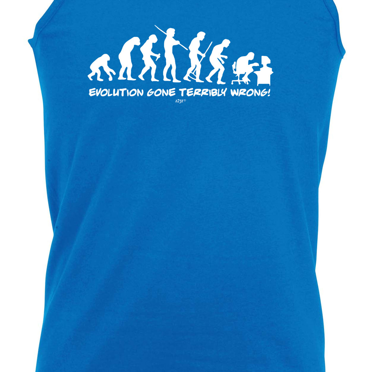Evolution Gone Terribly Wrong - Funny Vest Singlet Unisex Tank Top