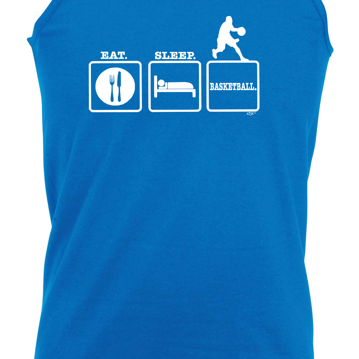 Eat Sleep Basketball - Funny Vest Singlet Unisex Tank Top