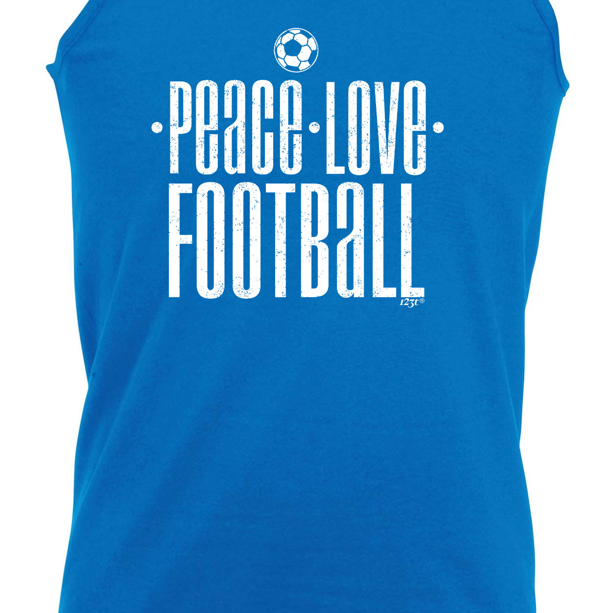 Peace Love Football - Funny Vest Singlet Unisex Tank Top