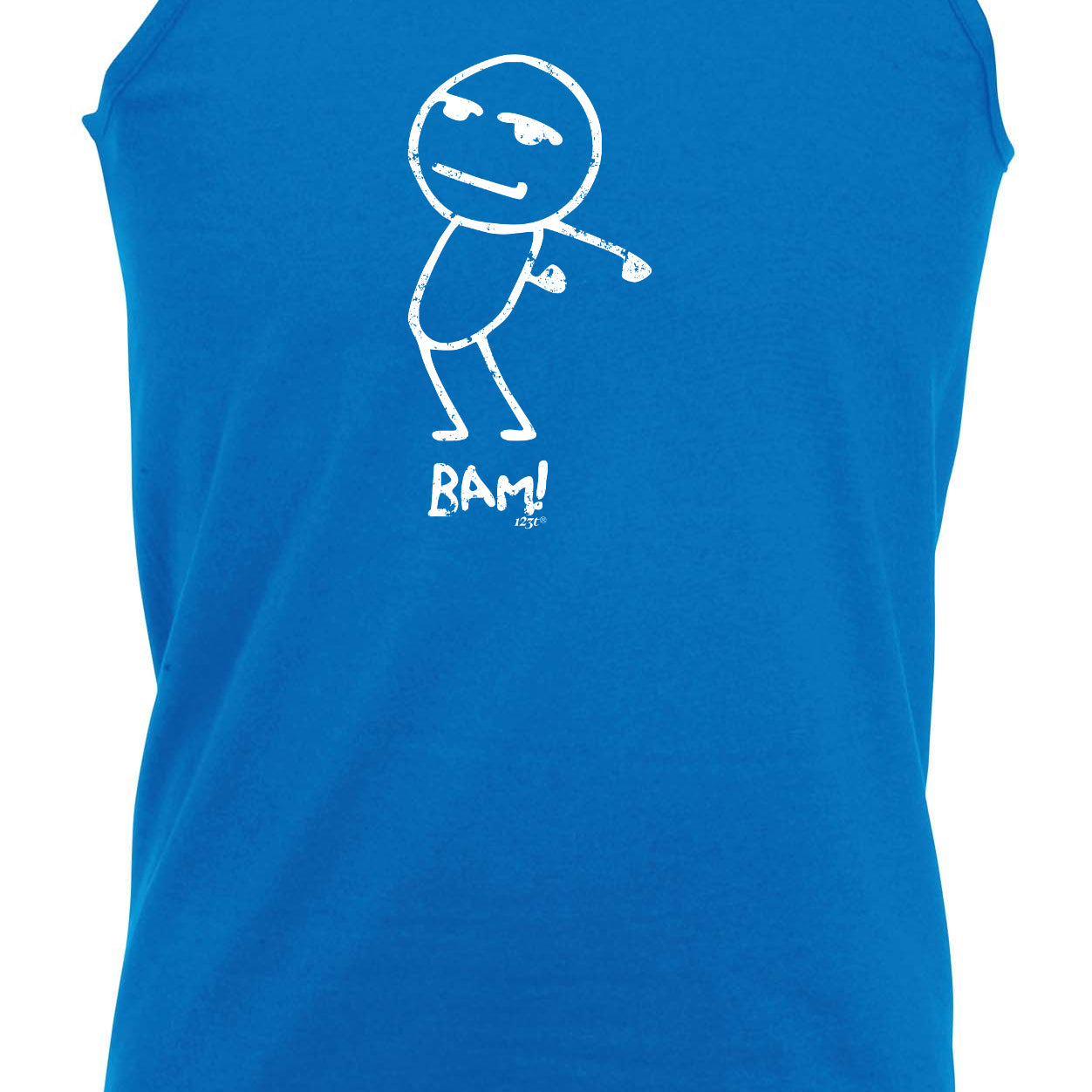 Bam Stickman - Funny Vest Singlet Unisex Tank Top