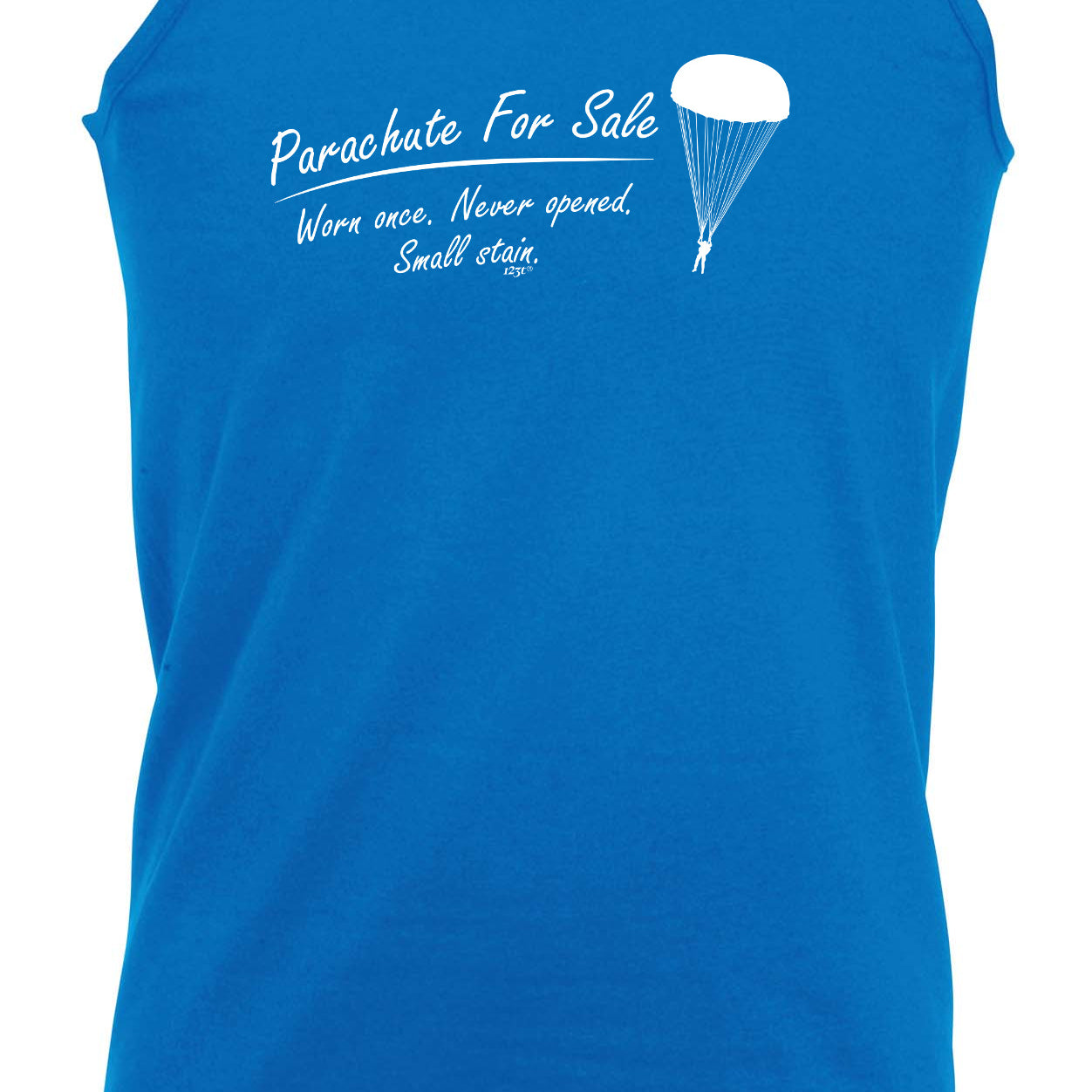 Parachute For Sale Worn Once - Funny Vest Singlet Unisex Tank Top