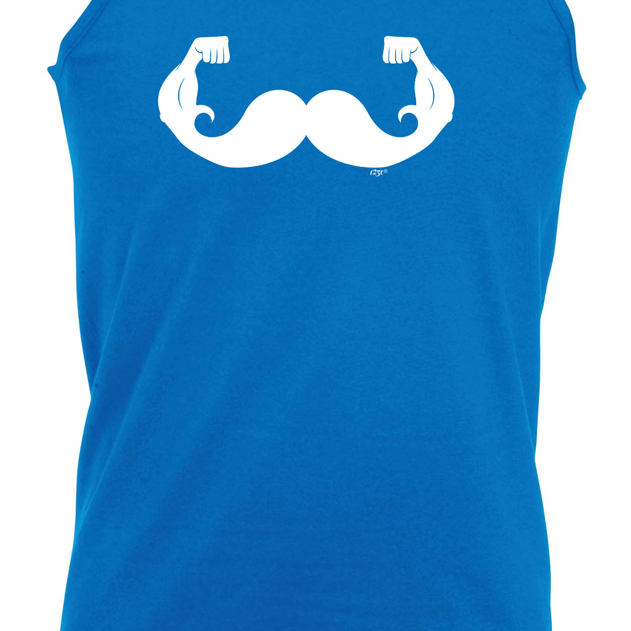 Moustache Muscles - Funny Vest Singlet Unisex Tank Top