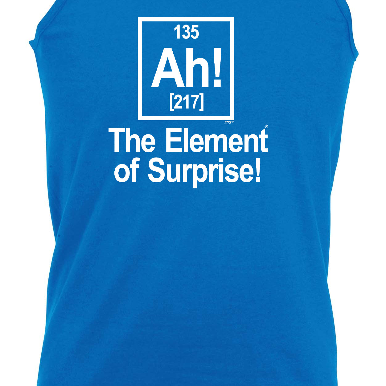 The Element Of Surprise White - Funny Vest Singlet Unisex Tank Top
