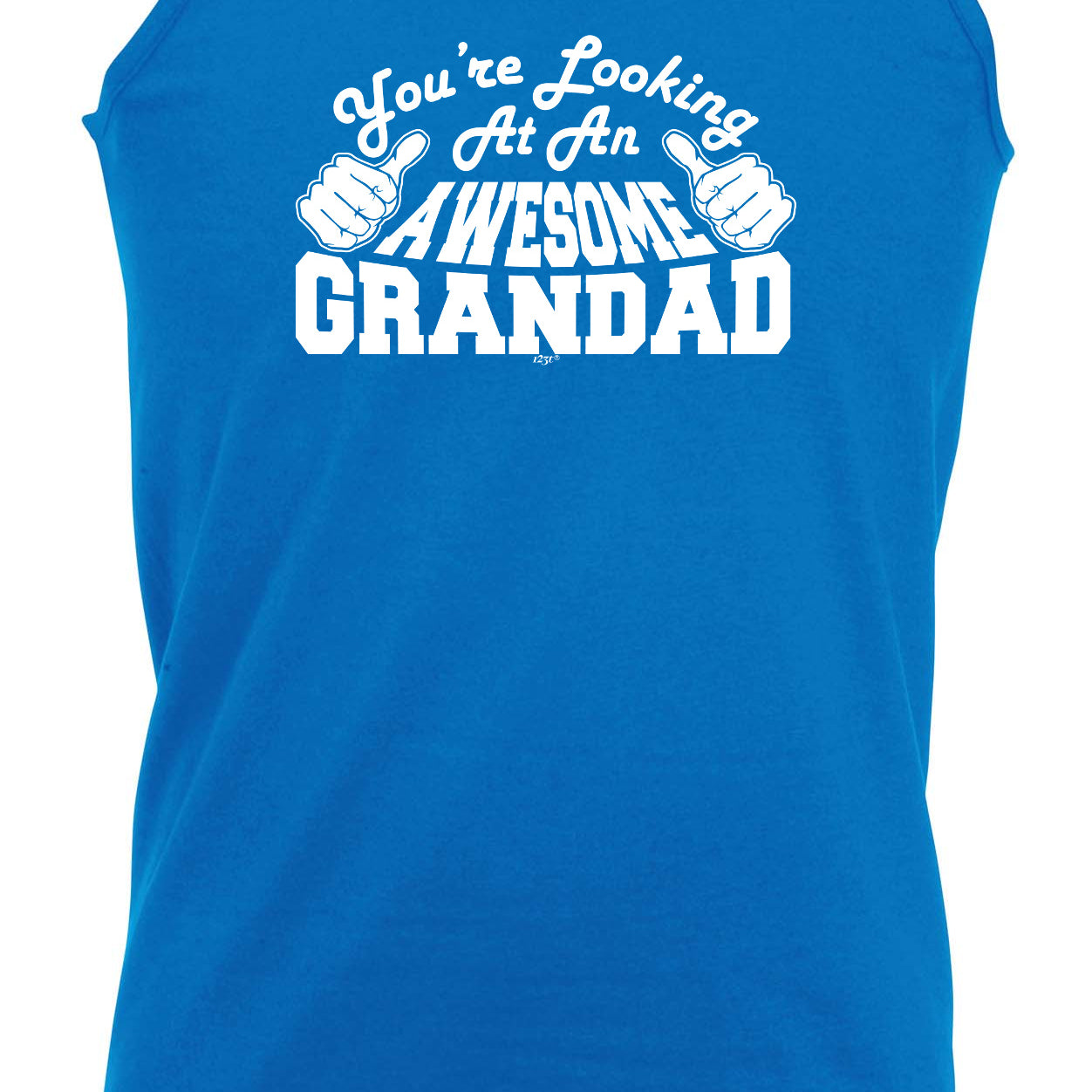 Youre Looking At An Awesome Grandad - Funny Vest Singlet Unisex Tank Top