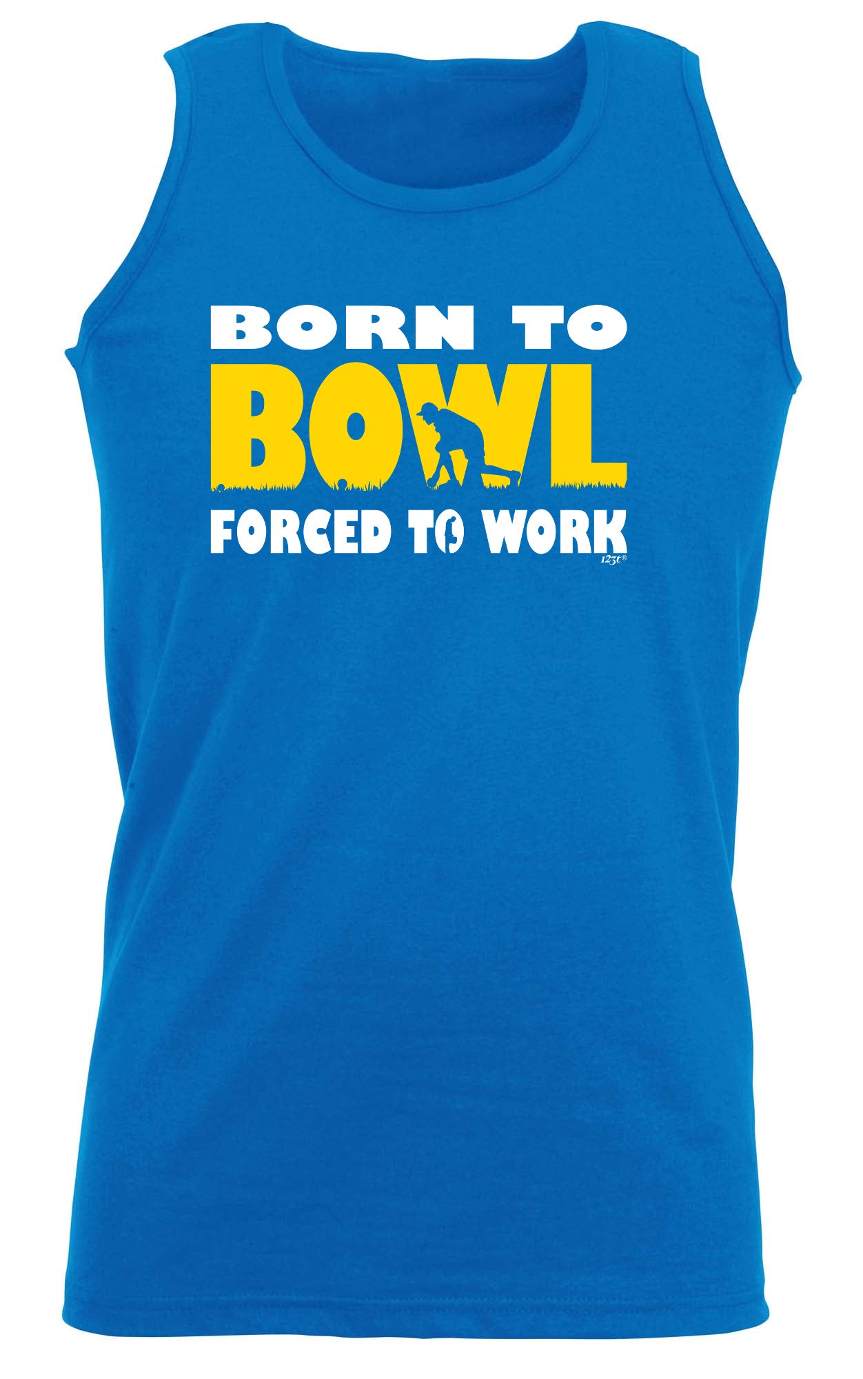 Born To Bowl Lawn - Funny Vest Singlet Unisex Tank Top