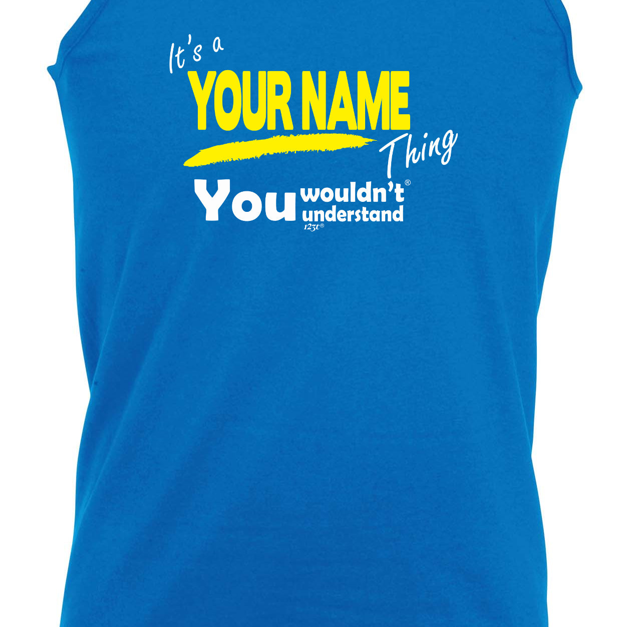 Your Name V1 Surname Thing - Funny Vest Singlet Unisex Tank Top