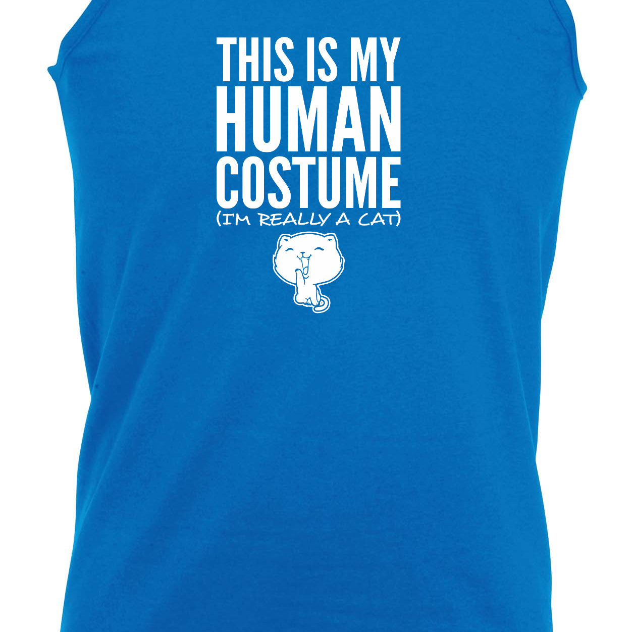 This Is My Human Costume Cat - Funny Vest Singlet Unisex Tank Top