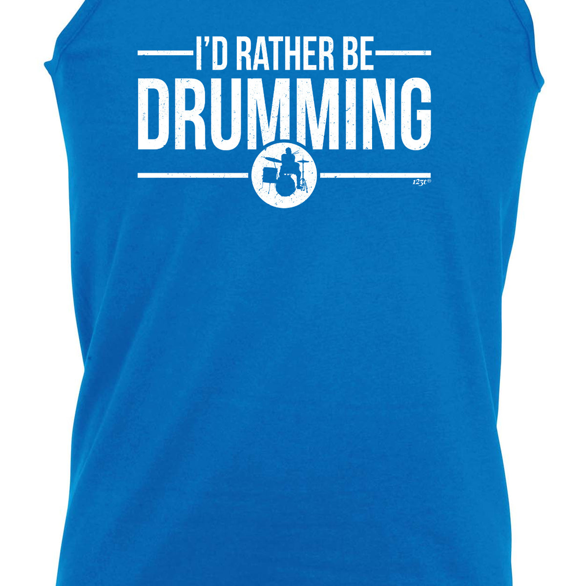 Id Rather Be Drumming - Funny Vest Singlet Unisex Tank Top