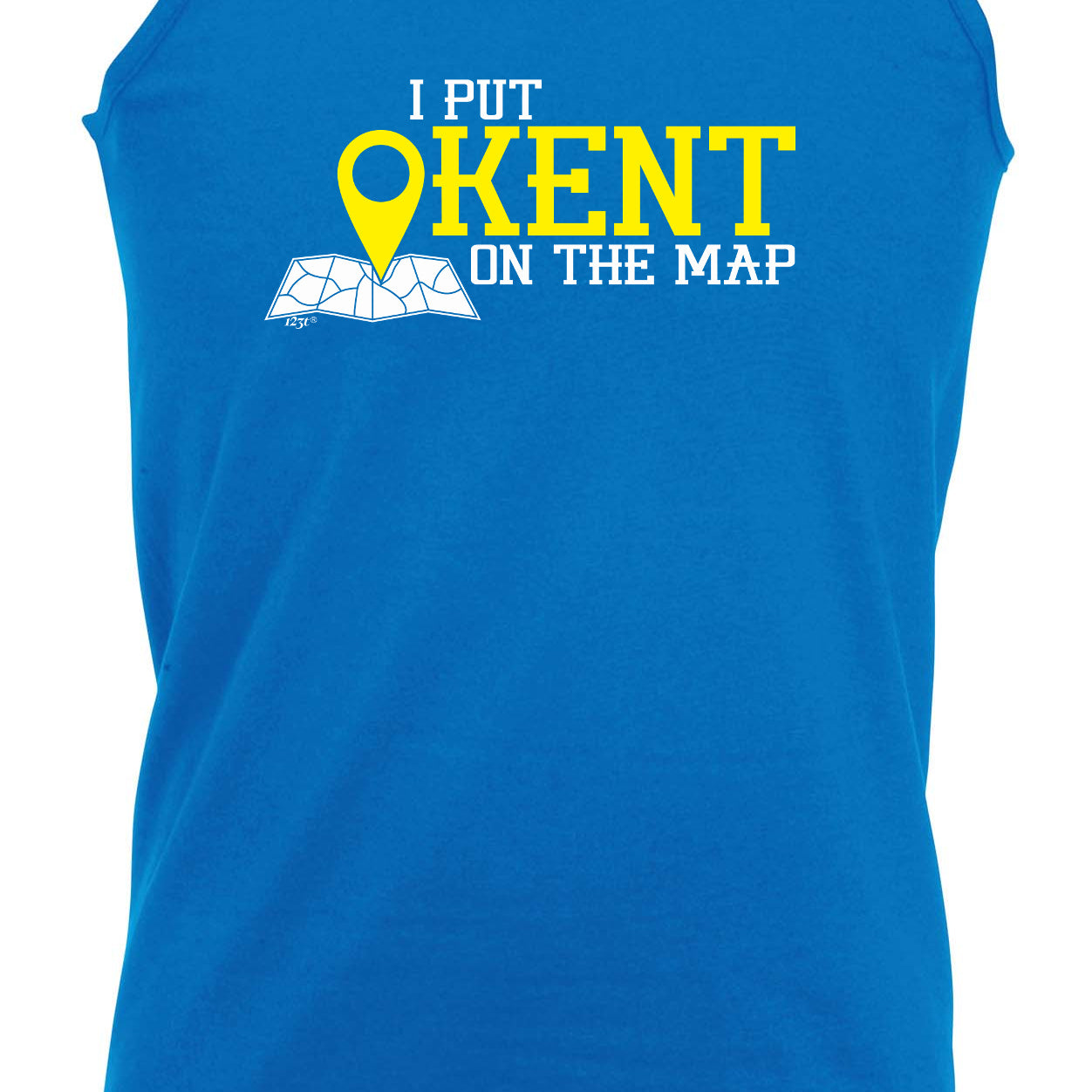 Put On The Map Kent - Funny Vest Singlet Unisex Tank Top