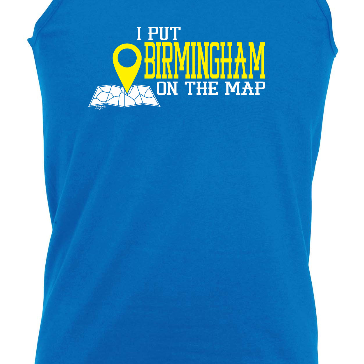 Put On The Map Birmingham - Funny Vest Singlet Unisex Tank Top