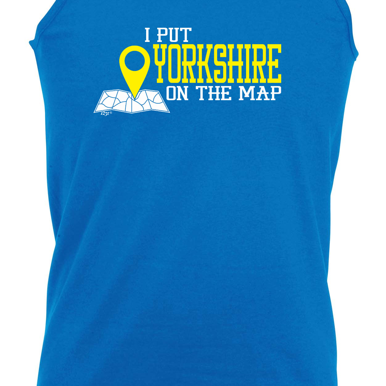 Put On The Map Yorkshire - Funny Vest Singlet Unisex Tank Top