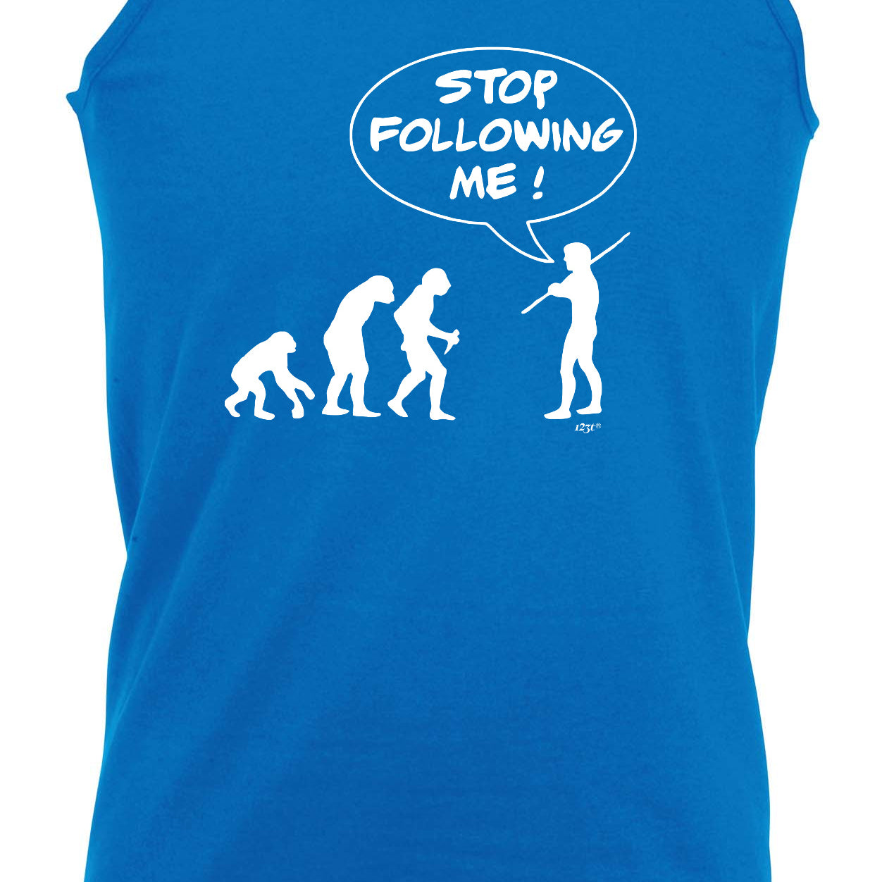 Stop Following Me - Funny Vest Singlet Unisex Tank Top