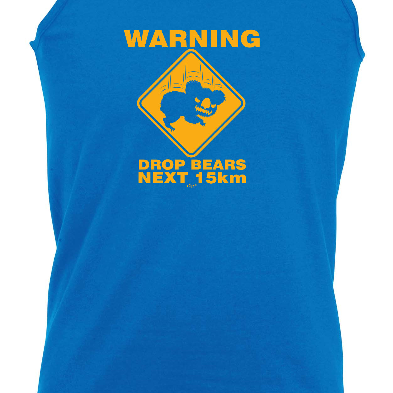 Warning Drop Bears - Funny Vest Singlet Unisex Tank Top