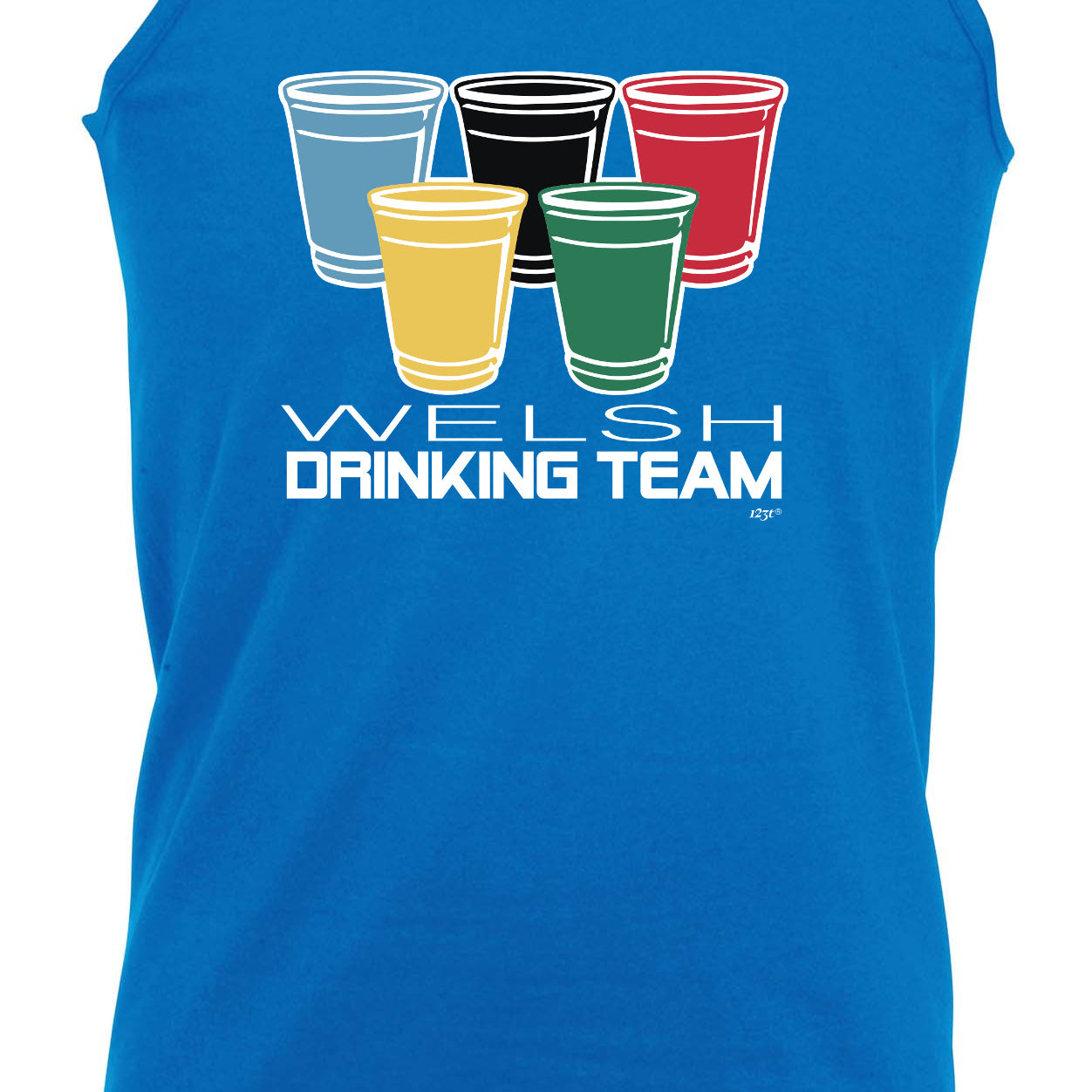 Welsh Drinking Team Glasses - Funny Vest Singlet Unisex Tank Top