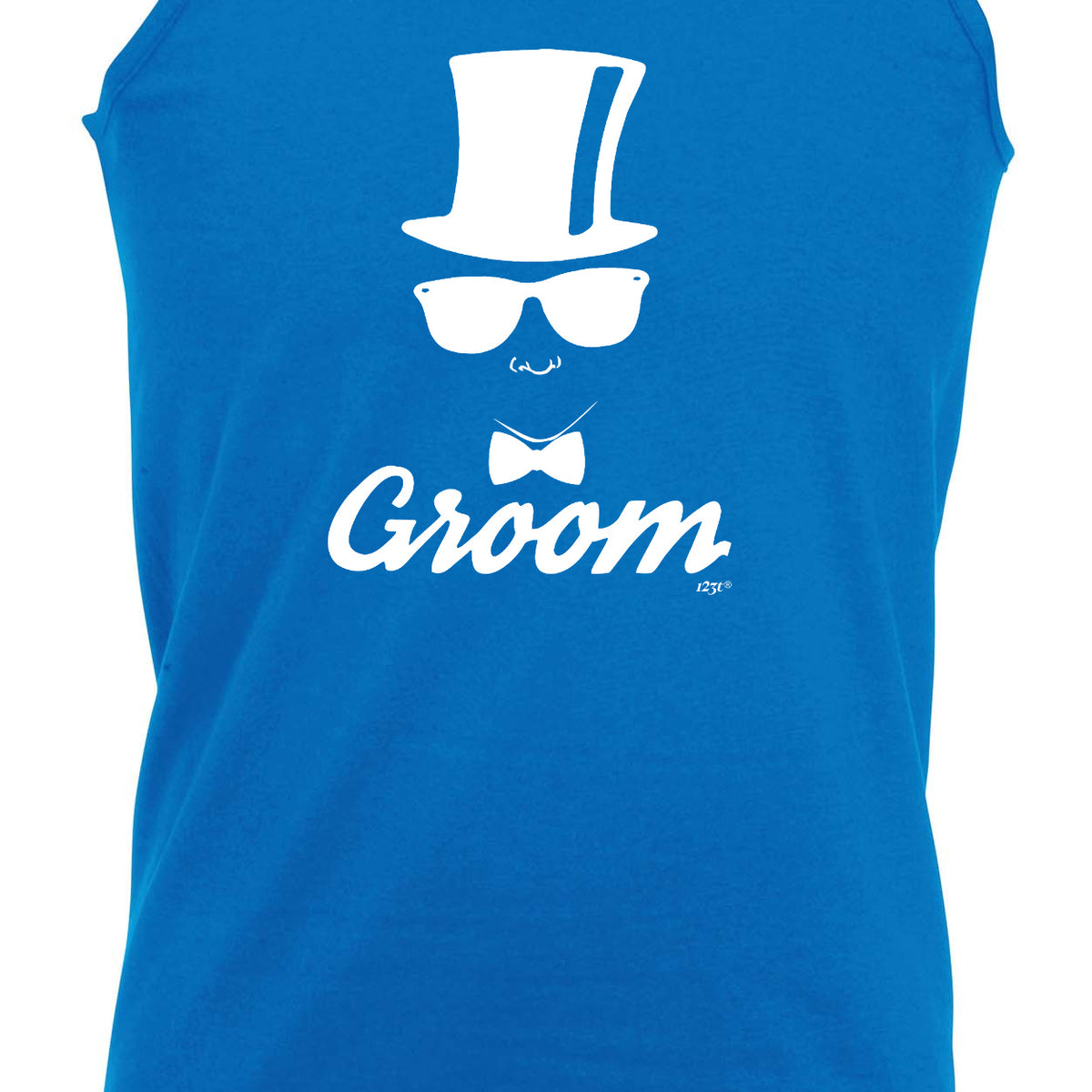 Groom Glasses Top Hat Married - Funny Vest Singlet Unisex Tank Top