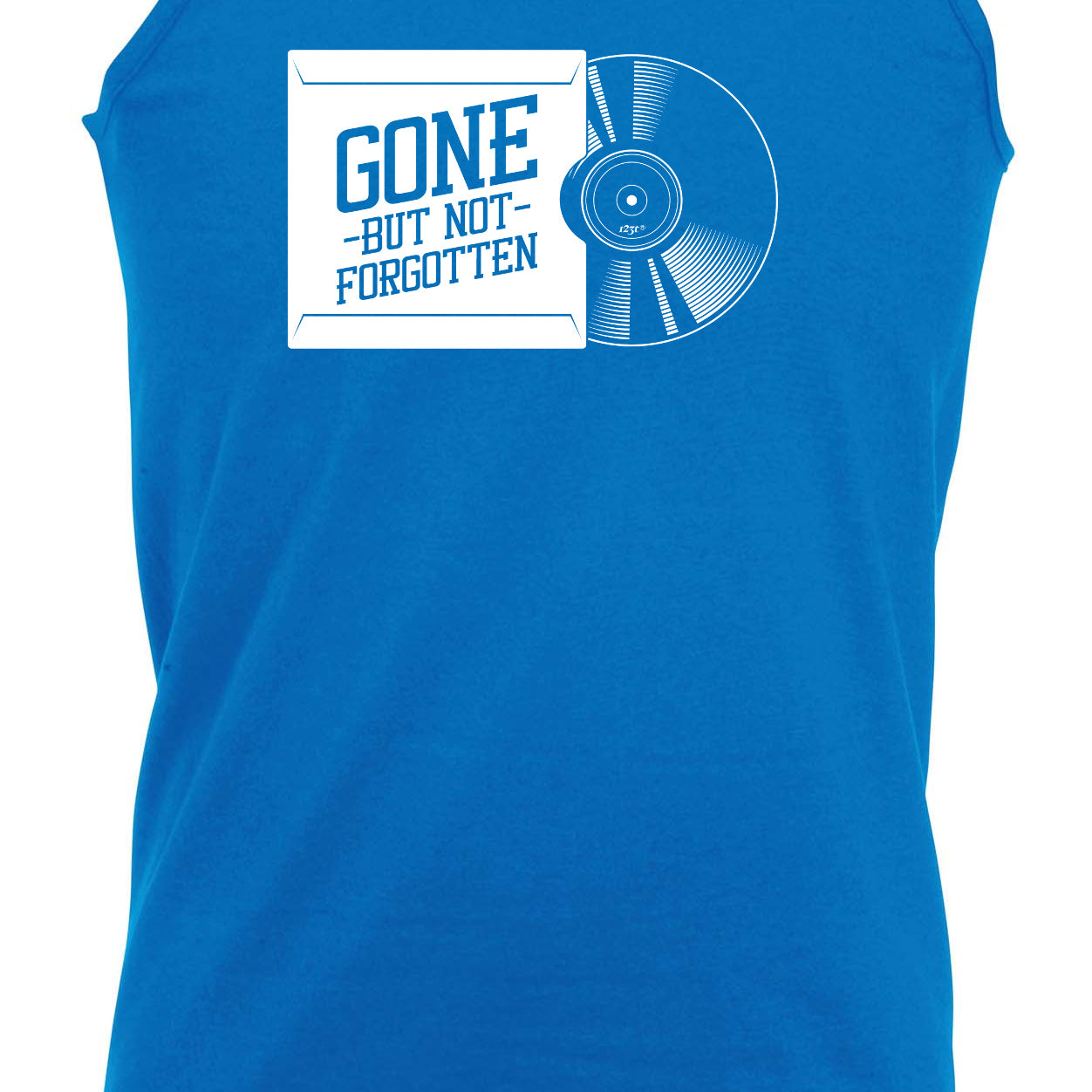Vinyl Records Gone But Not Forgotten - Funny Vest Singlet Unisex Tank Top