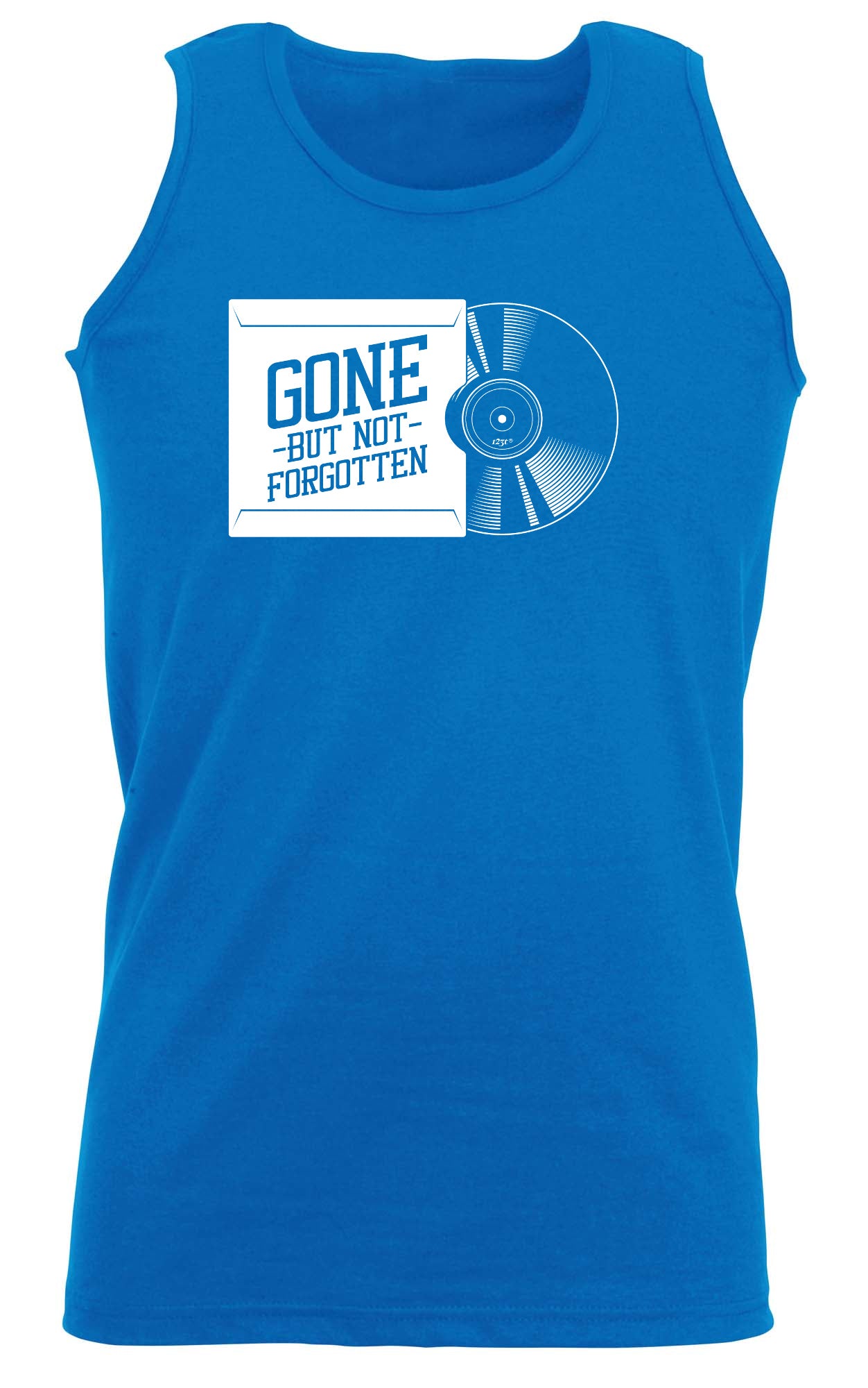 Vinyl Records Gone But Not Forgotten - Funny Vest Singlet Unisex Tank Top