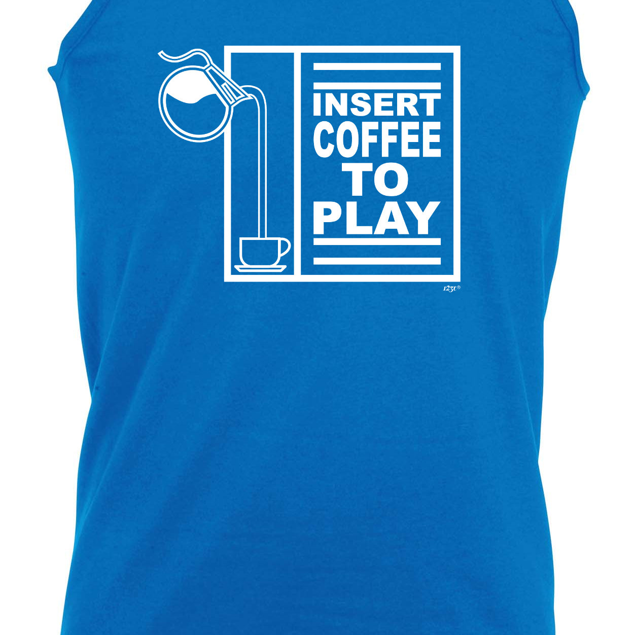 Insert Coffee To Play - Funny Vest Singlet Unisex Tank Top