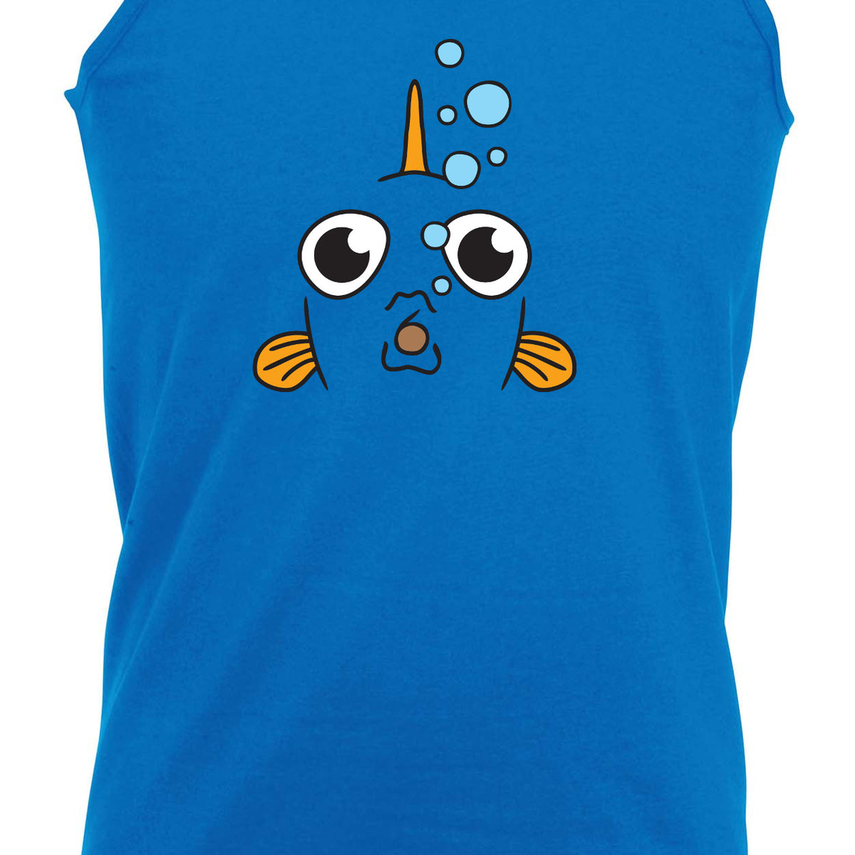 Goldfish Animal Face Ani Mates - Funny Vest Singlet Unisex Tank Top