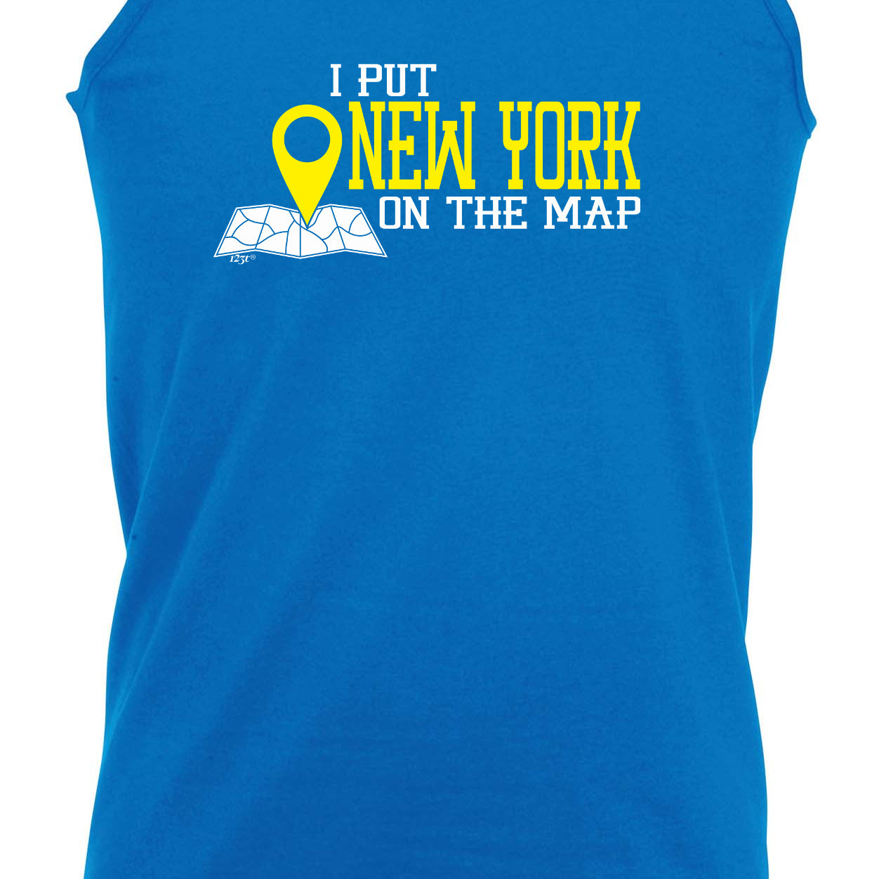 Put On The Map New York - Funny Vest Singlet Unisex Tank Top
