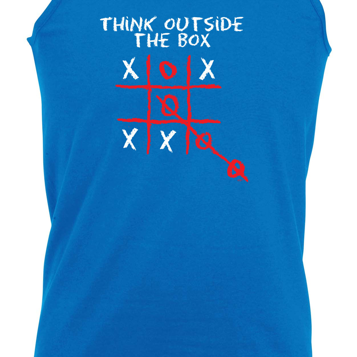 Think Outside The Box Naughts And Crosses - Funny Vest Singlet Unisex Tank Top